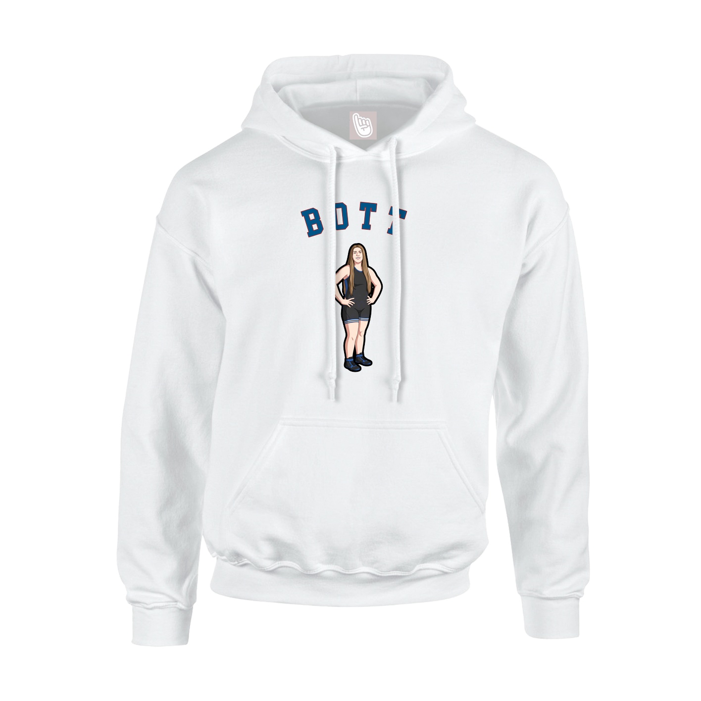 Hoodie — Shirsey Arch in White