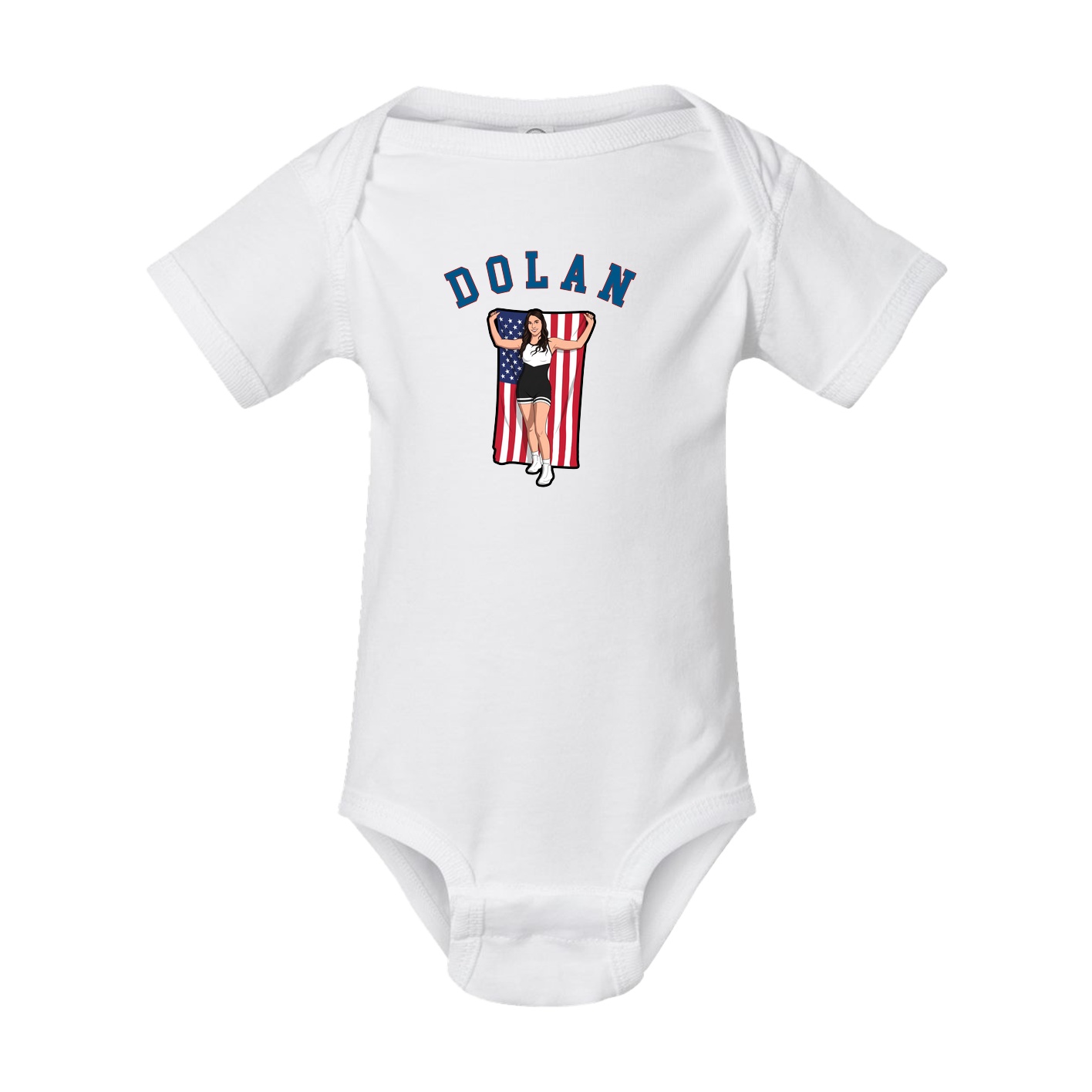 Baby Onesie — Shirsey Arch in White