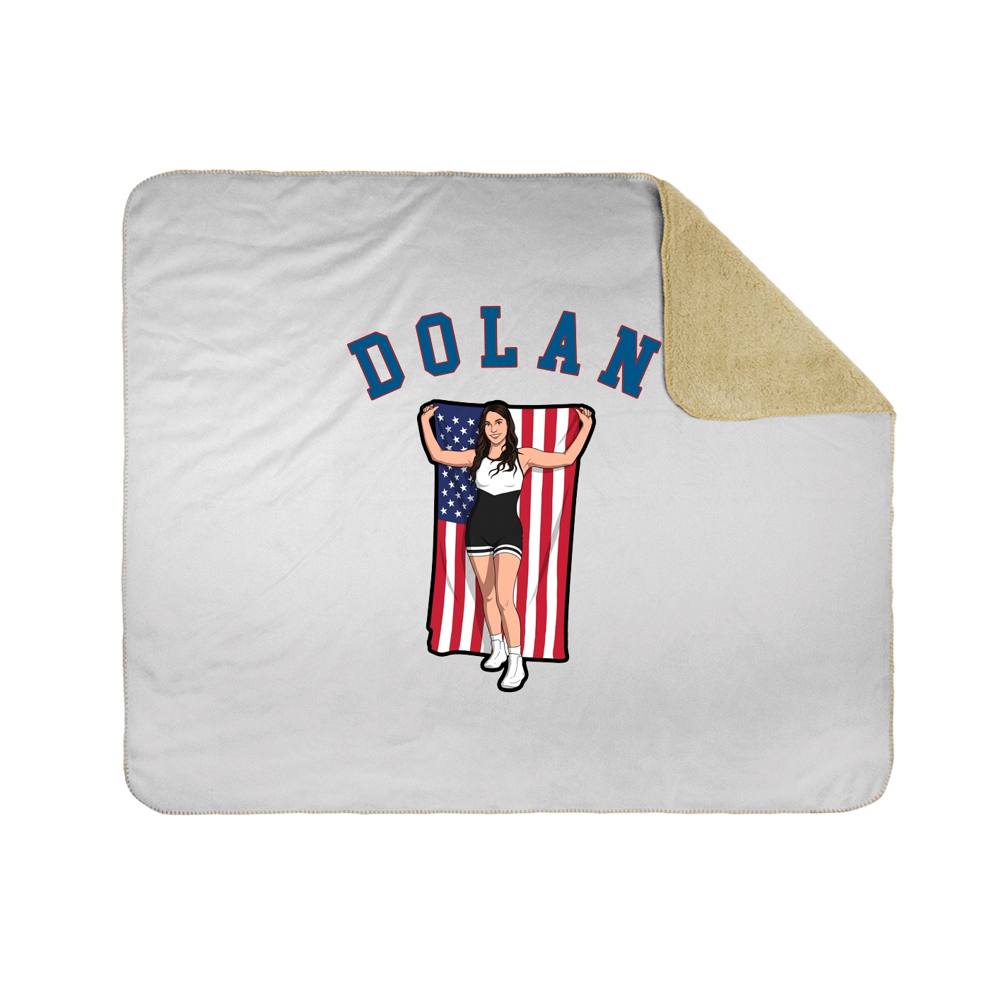 Throw Blanket — Shirsey Arch in White