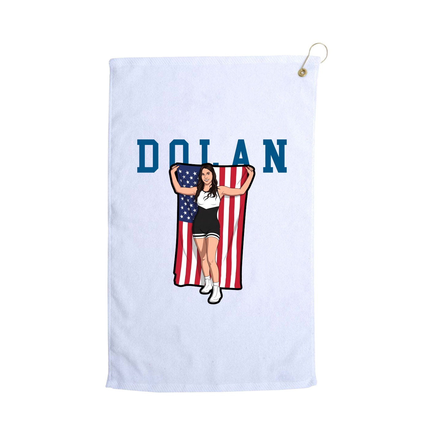 Golf Towel — Shirsey in White