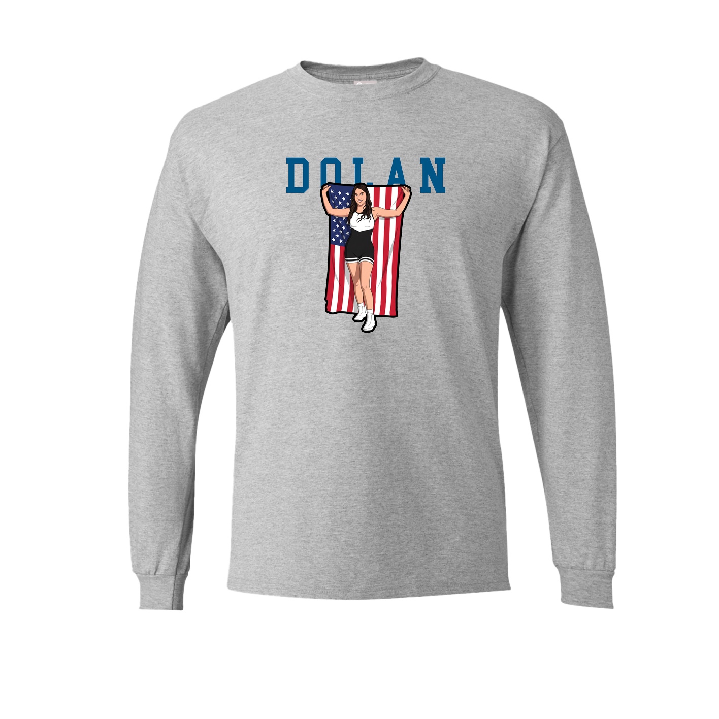 Long Sleeve Tee — Shirsey in Grey