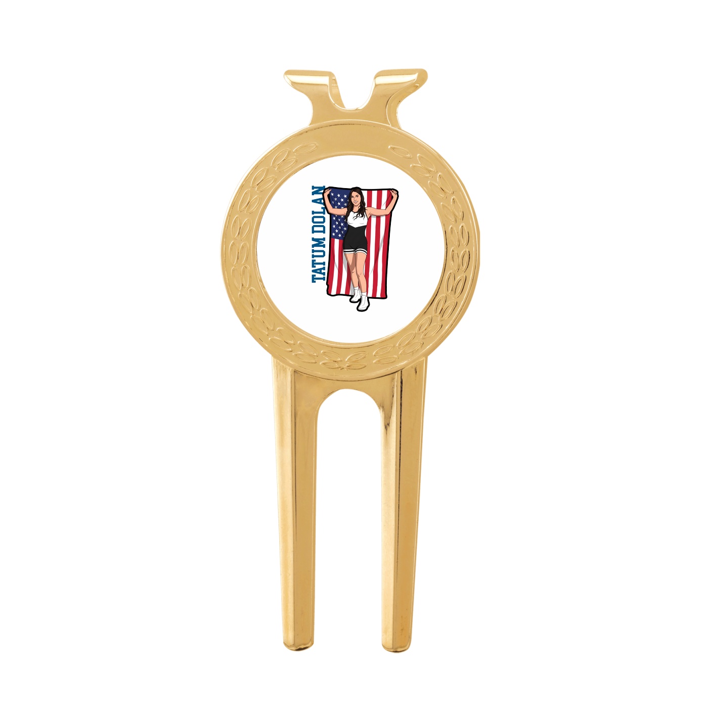 Divot Tool with Ball Marker — Name Vertical in Classic