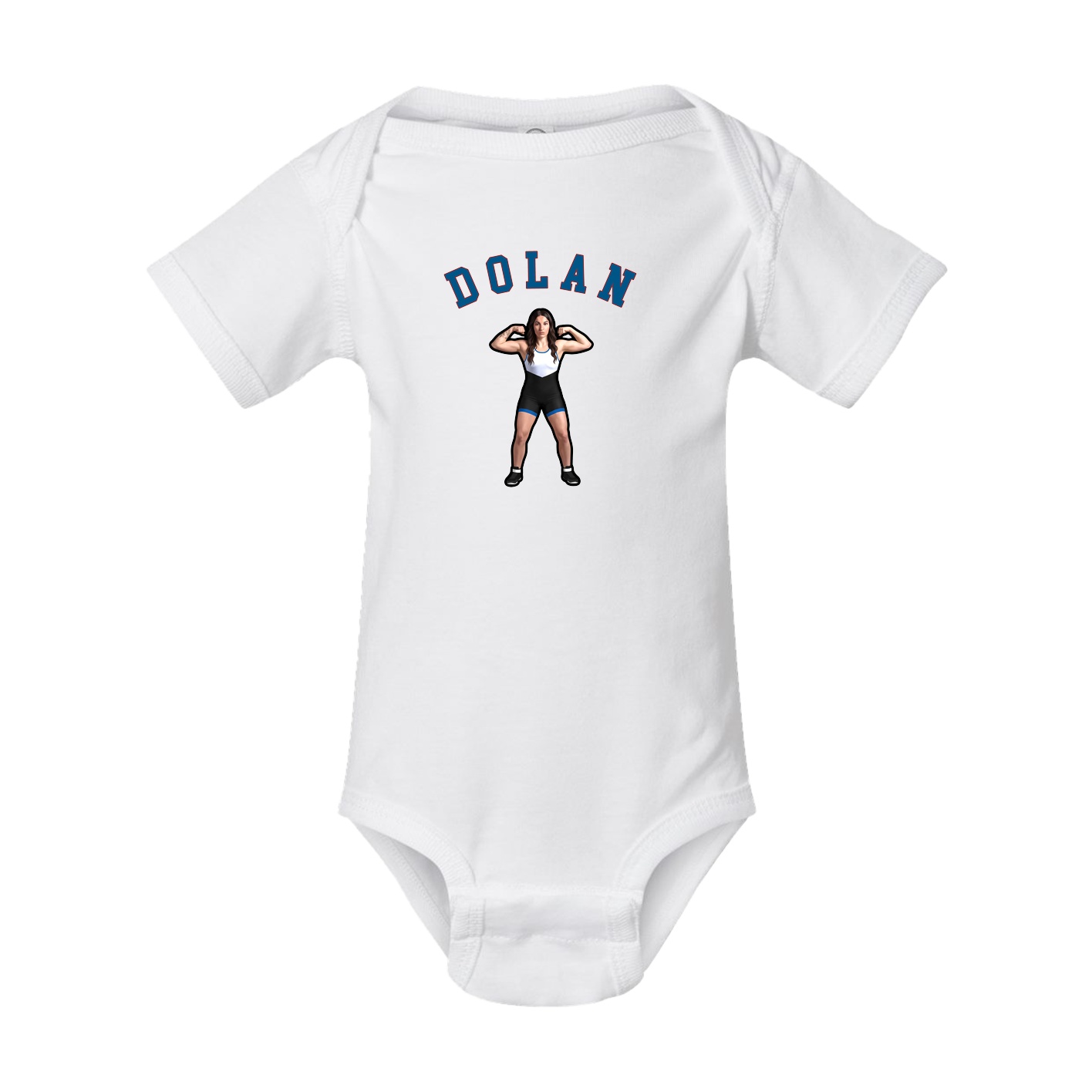 Baby Onesie — Shirsey Arch in White