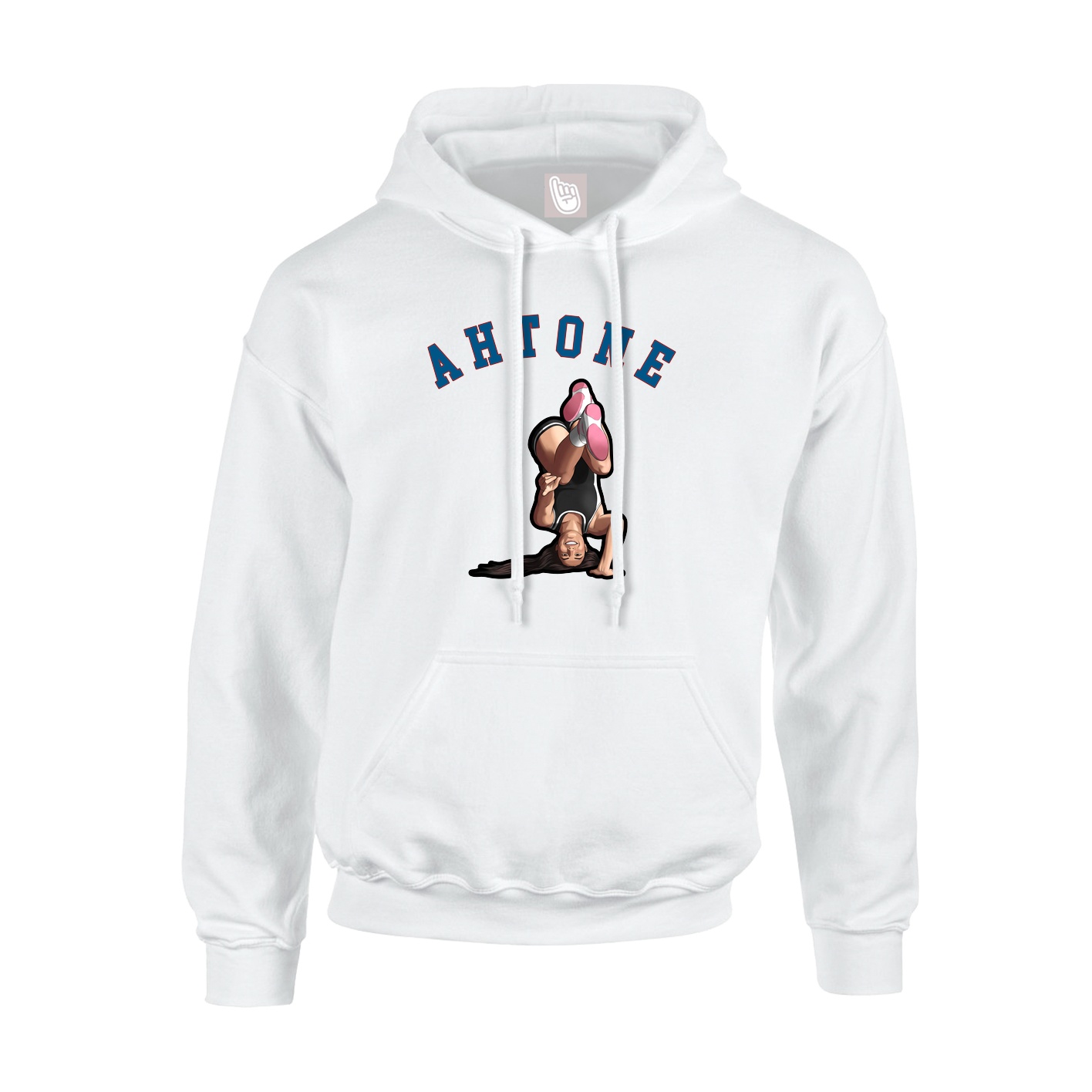 Hoodie — Shirsey Arch in White