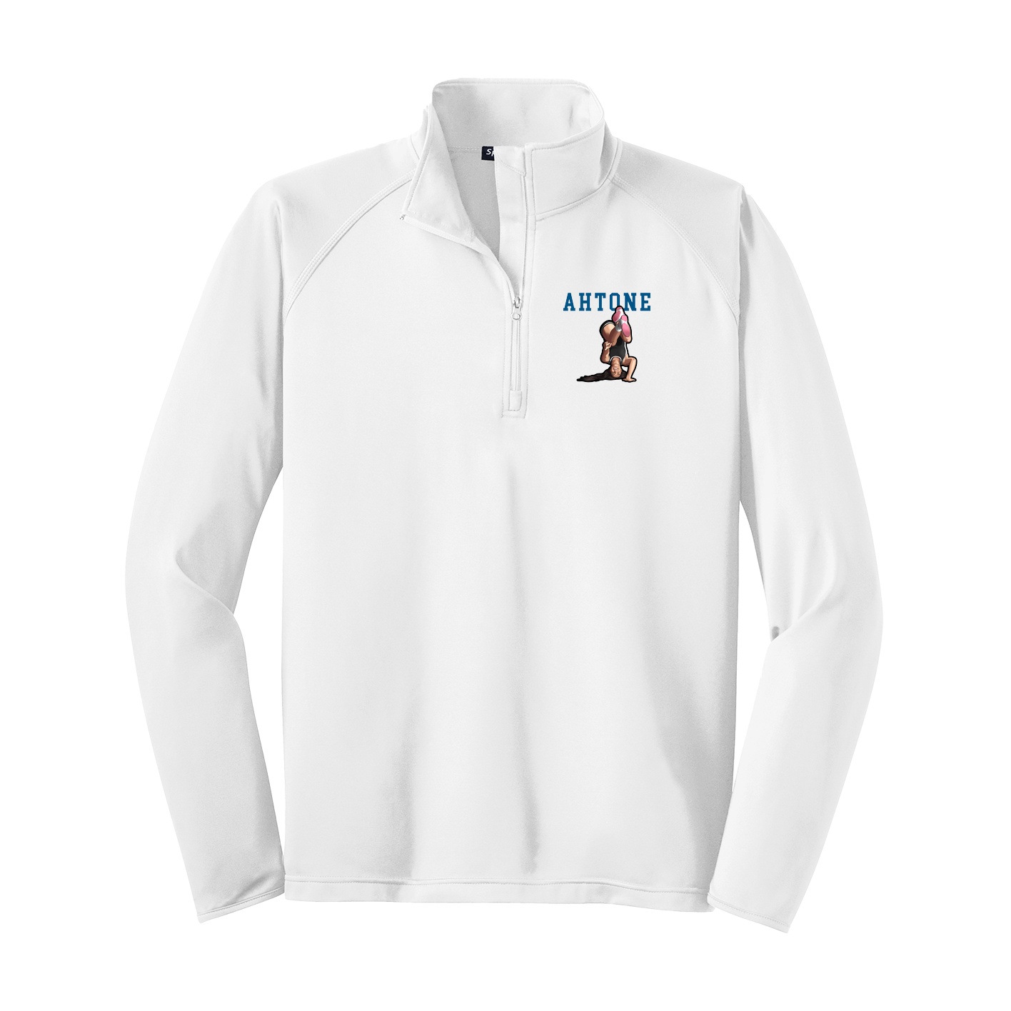 Q-Zip Pullover — Shirsey in White