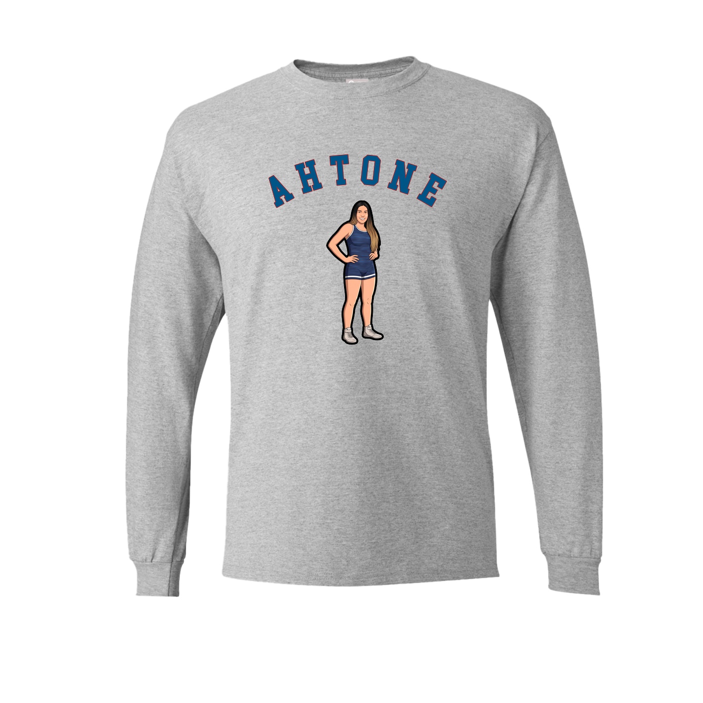 Long Sleeve Tee — Shirsey Arch in Grey