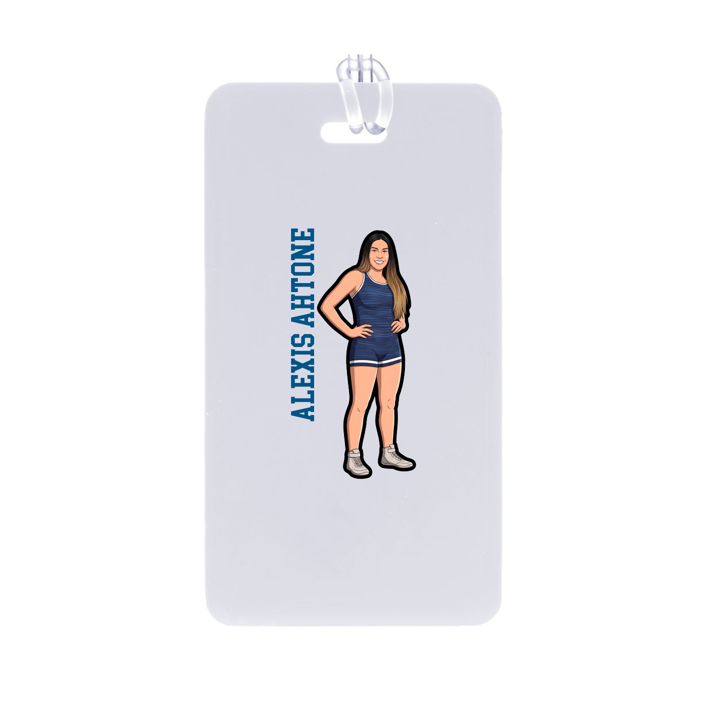 Bag Tag — Name Vertical in Classic