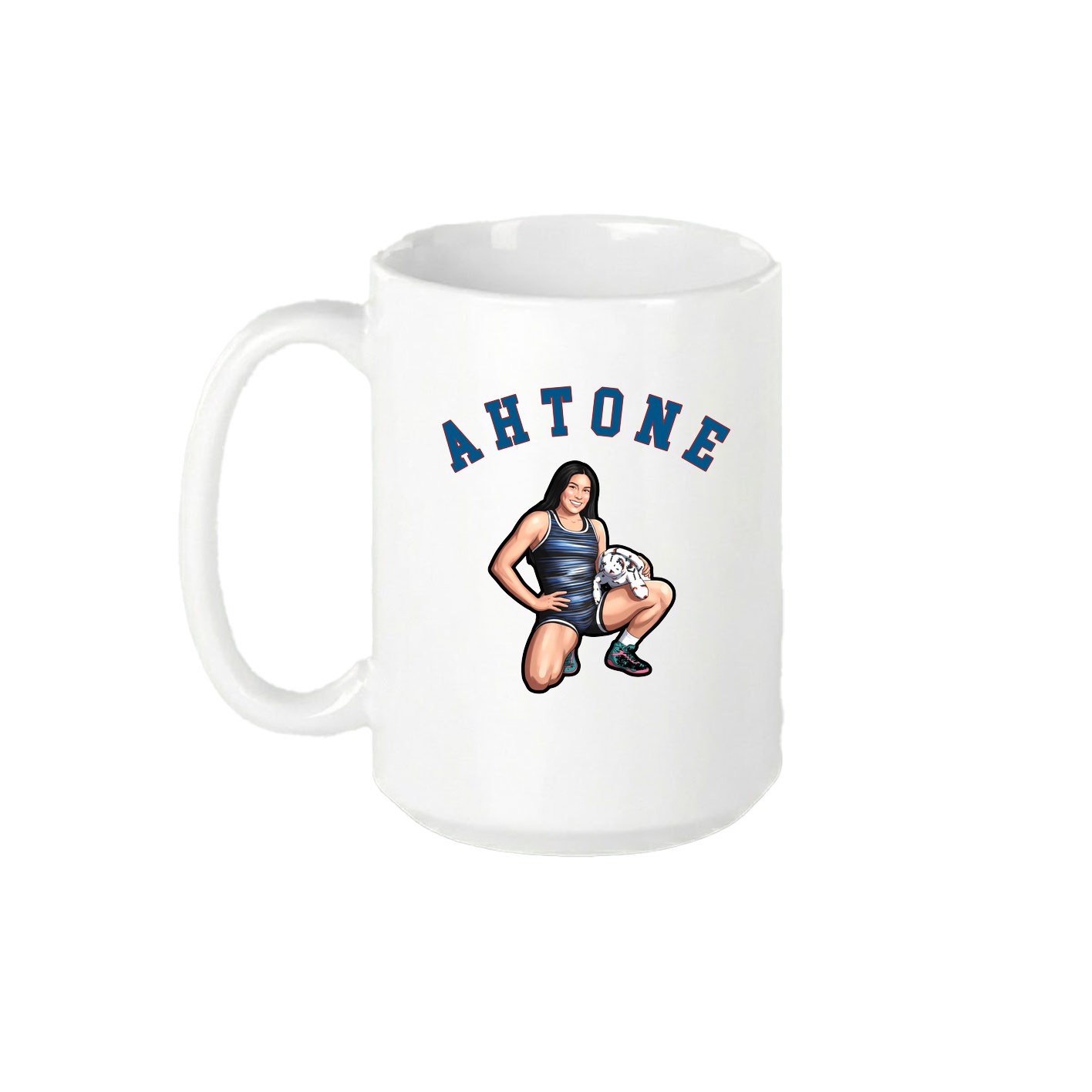 15oz Coffee Mug — Shirsey Arch in White