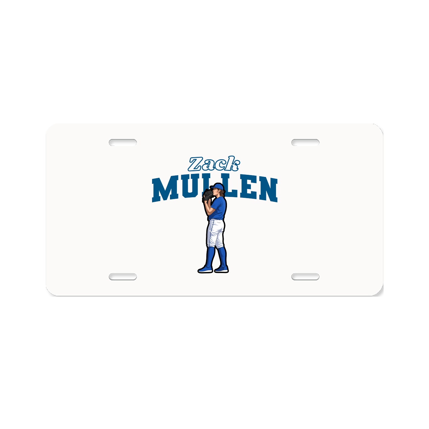 License Plate — Name Arch in Classic
