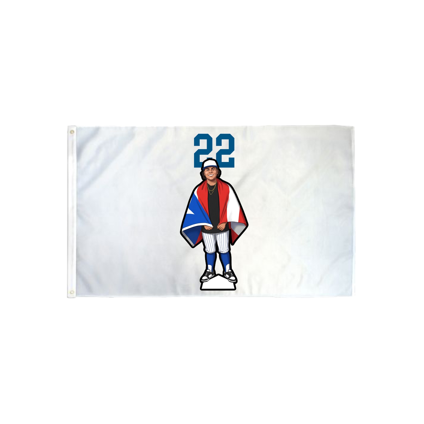 3x5 Flag — Number Top in Classic