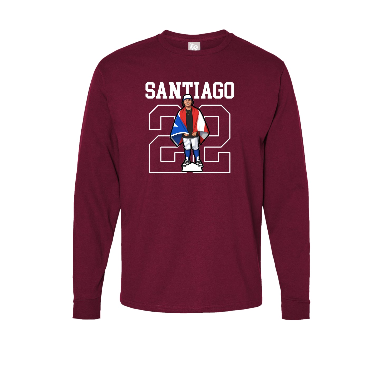 Long Sleeve Tee — Shirsey in Cardinal