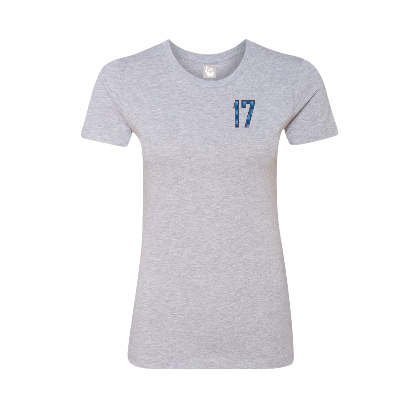 Womens Tee — Front Shirsy in Grey