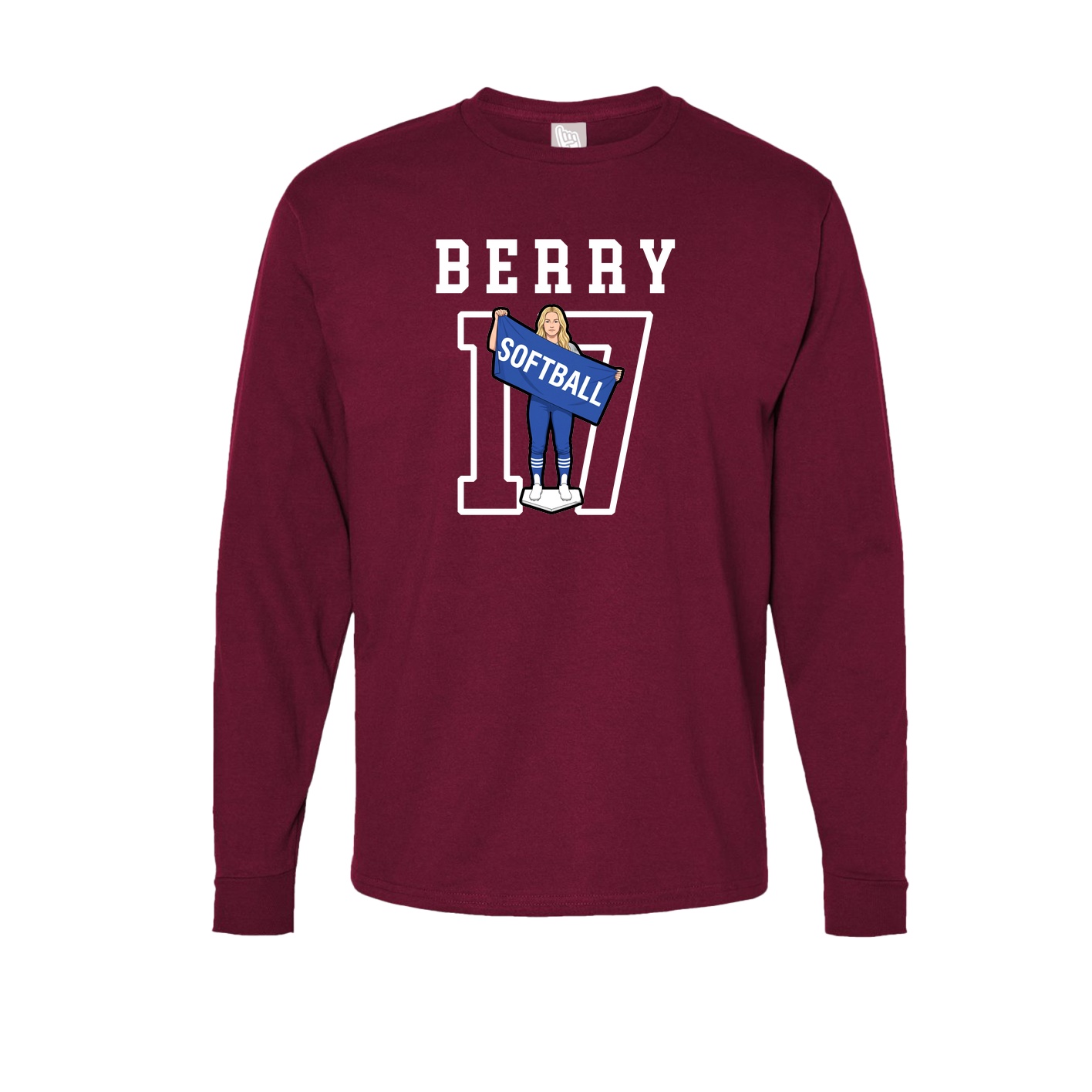 Long Sleeve Tee — Shirsey in Cardinal