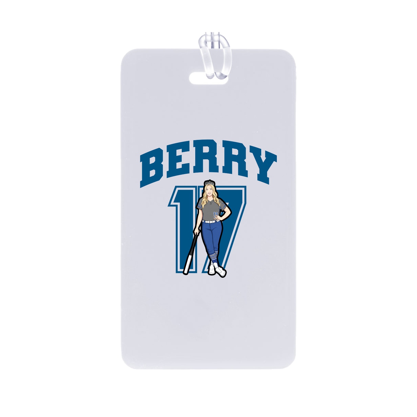 Bag Tag — Number in Classic