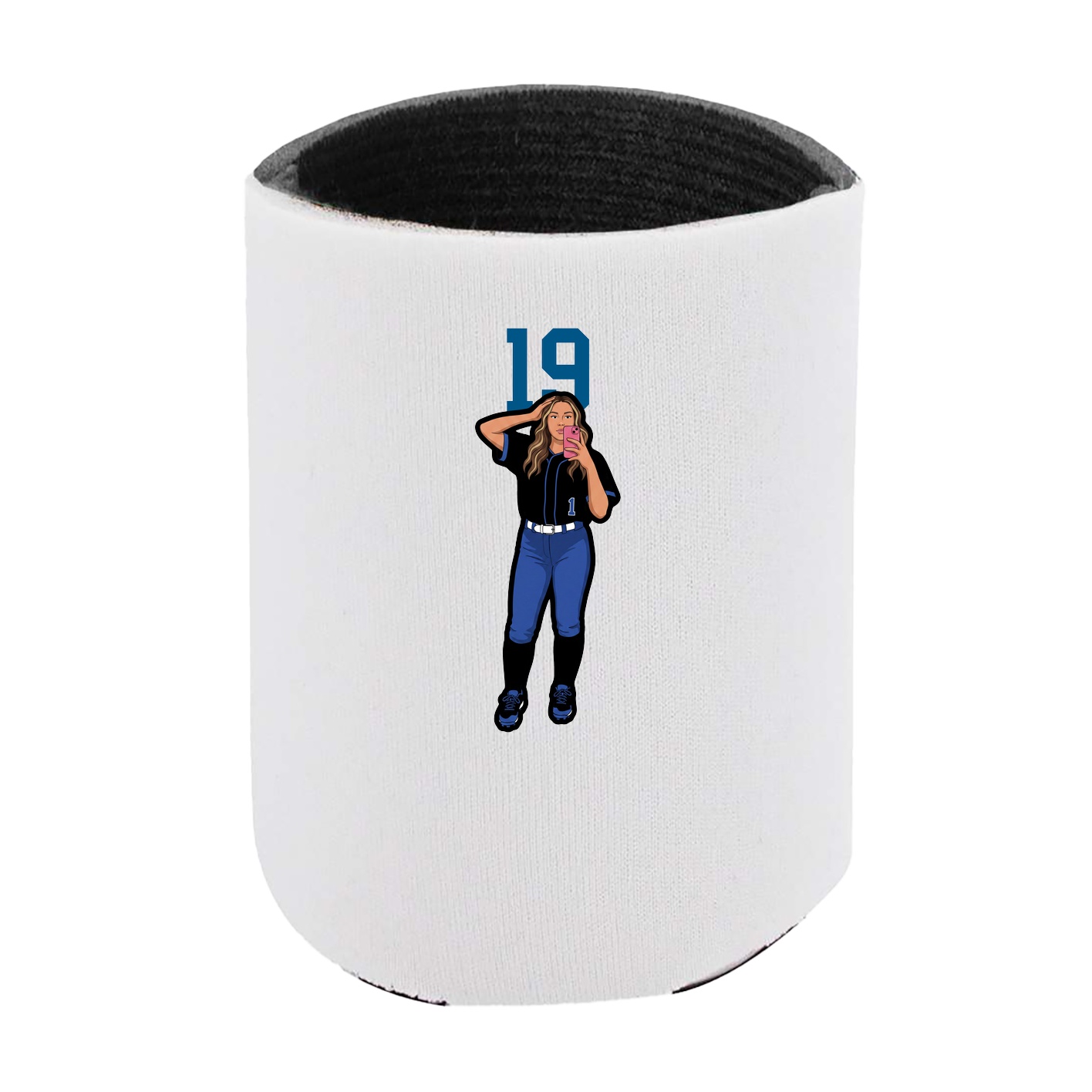 Can Holder — Number Top in White
