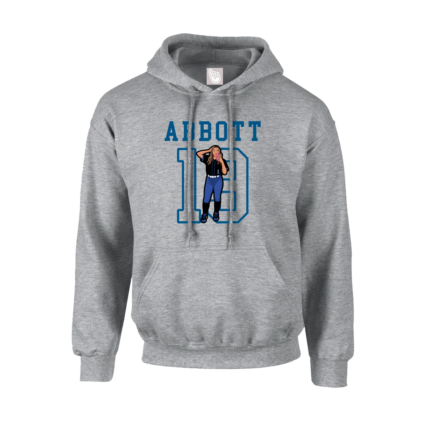 Hoodie — Shirsey in Grey