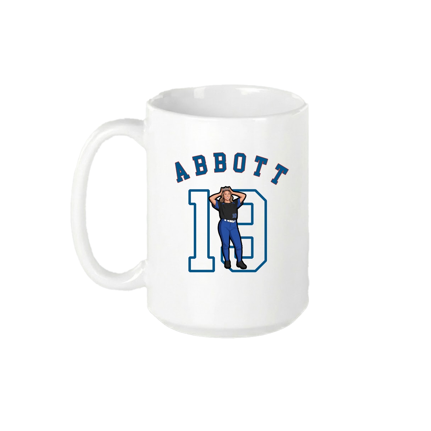 15oz Coffee Mug — Shirsey Arch in White
