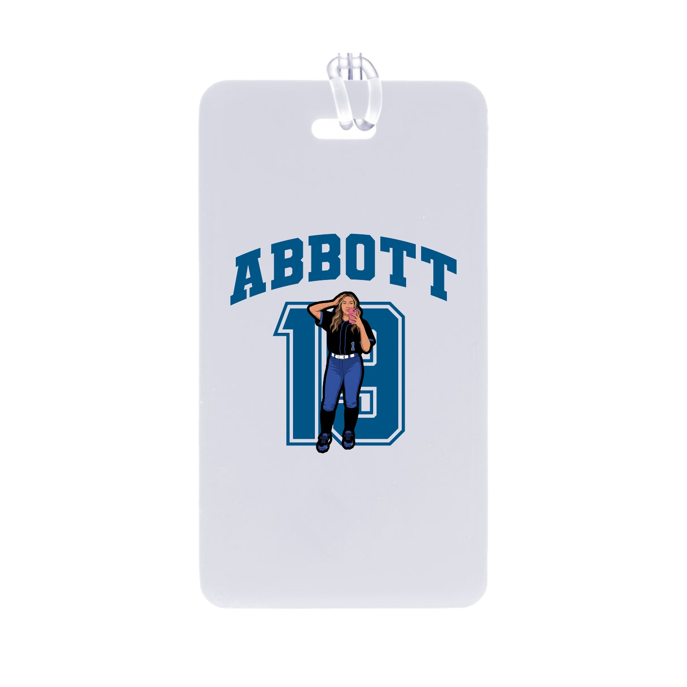 Bag Tag — Number in Classic