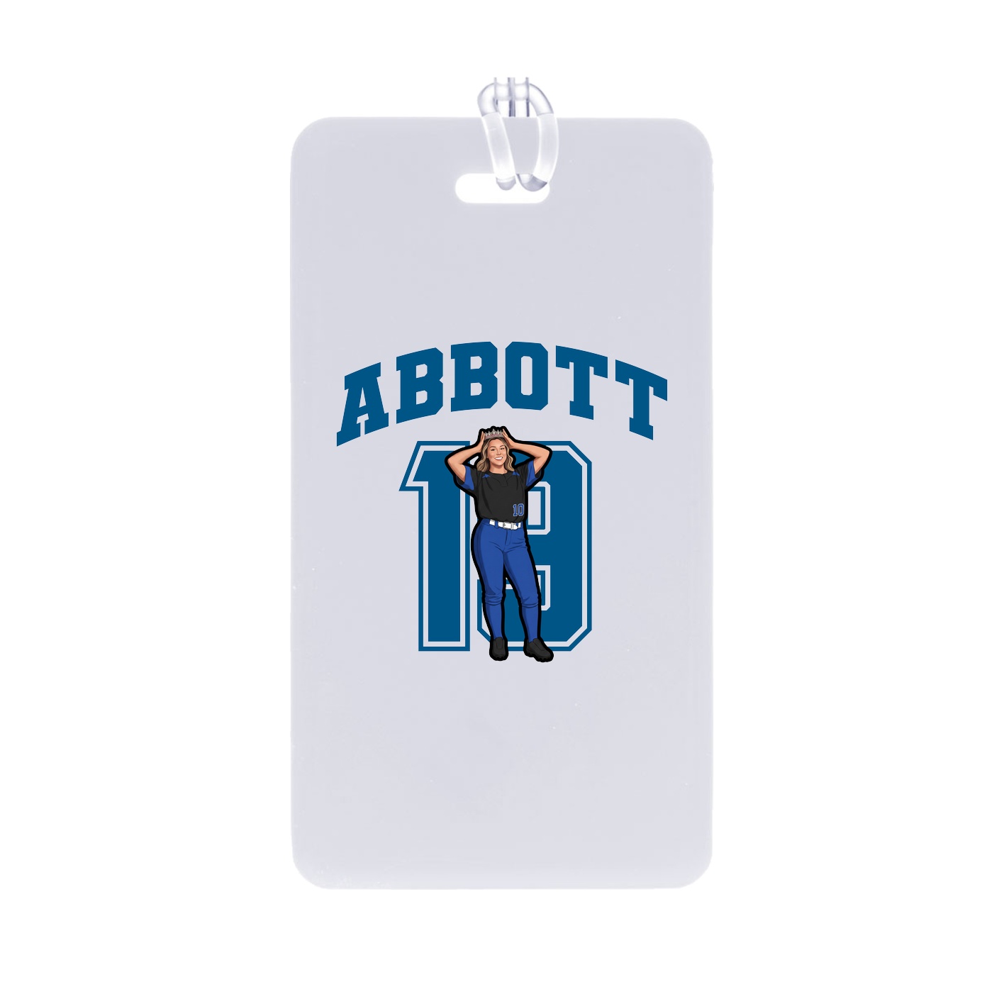 Bag Tag — Number in Classic