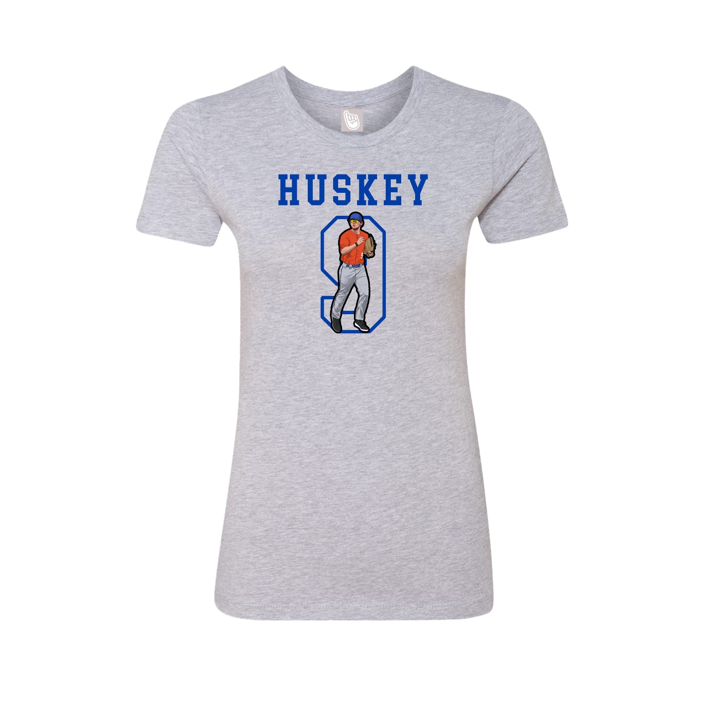 Fitted Women's Tee — Shirsey in Grey