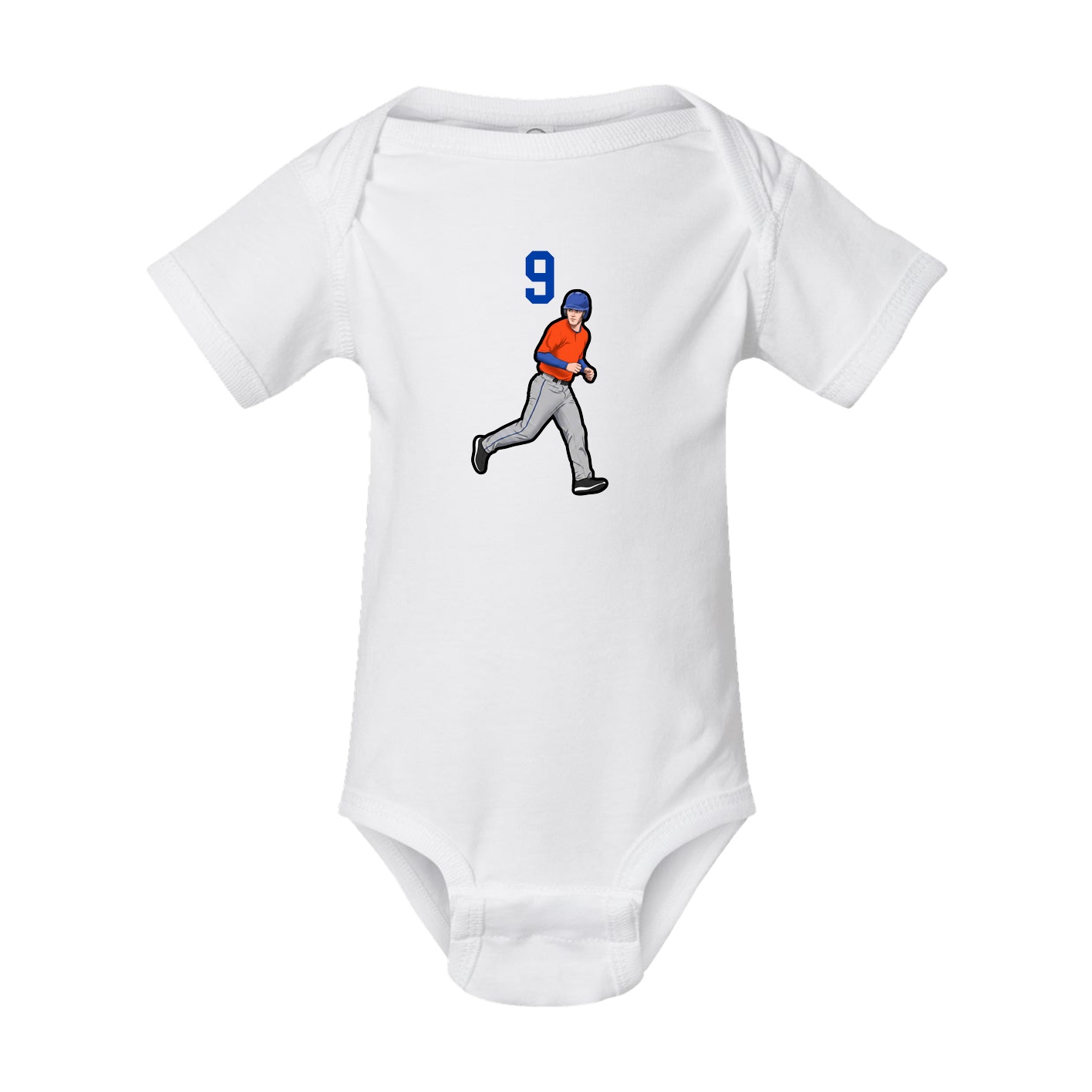 Baby Onesie — Number Top in White
