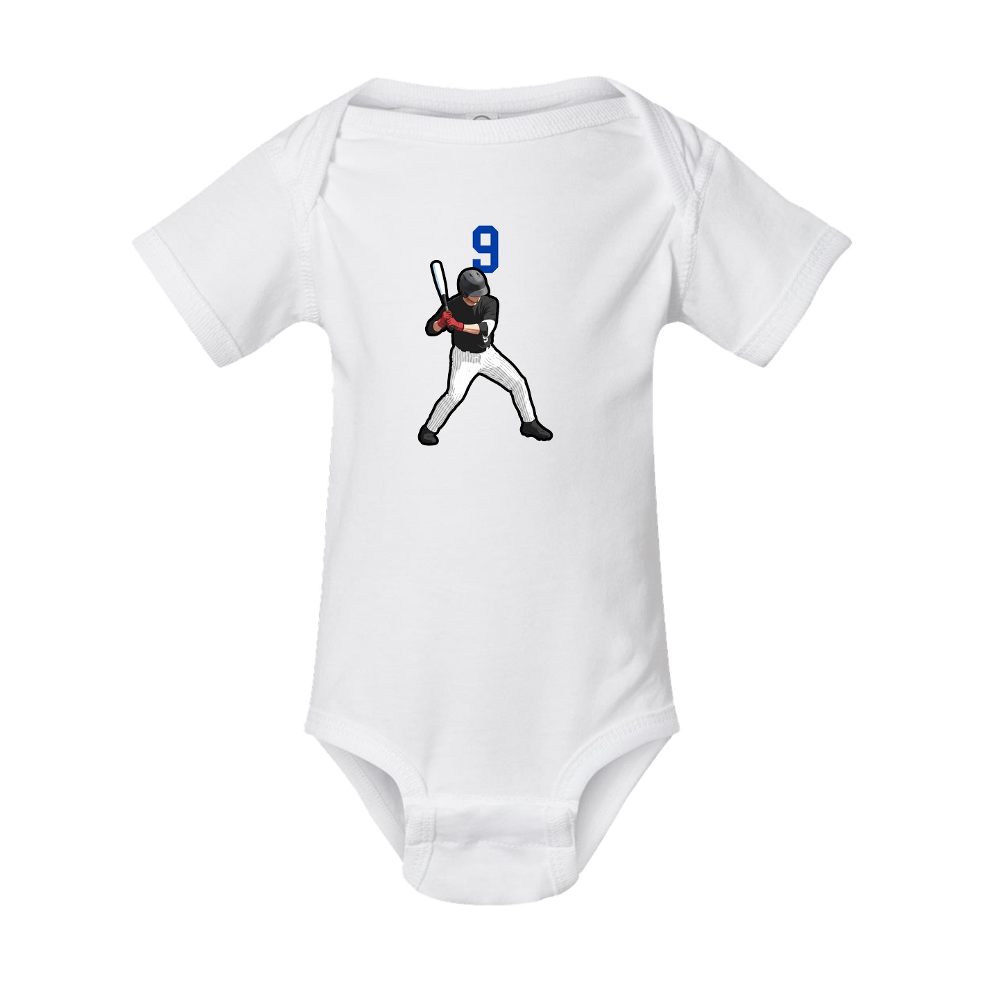 Baby Onesie — Number Top in White