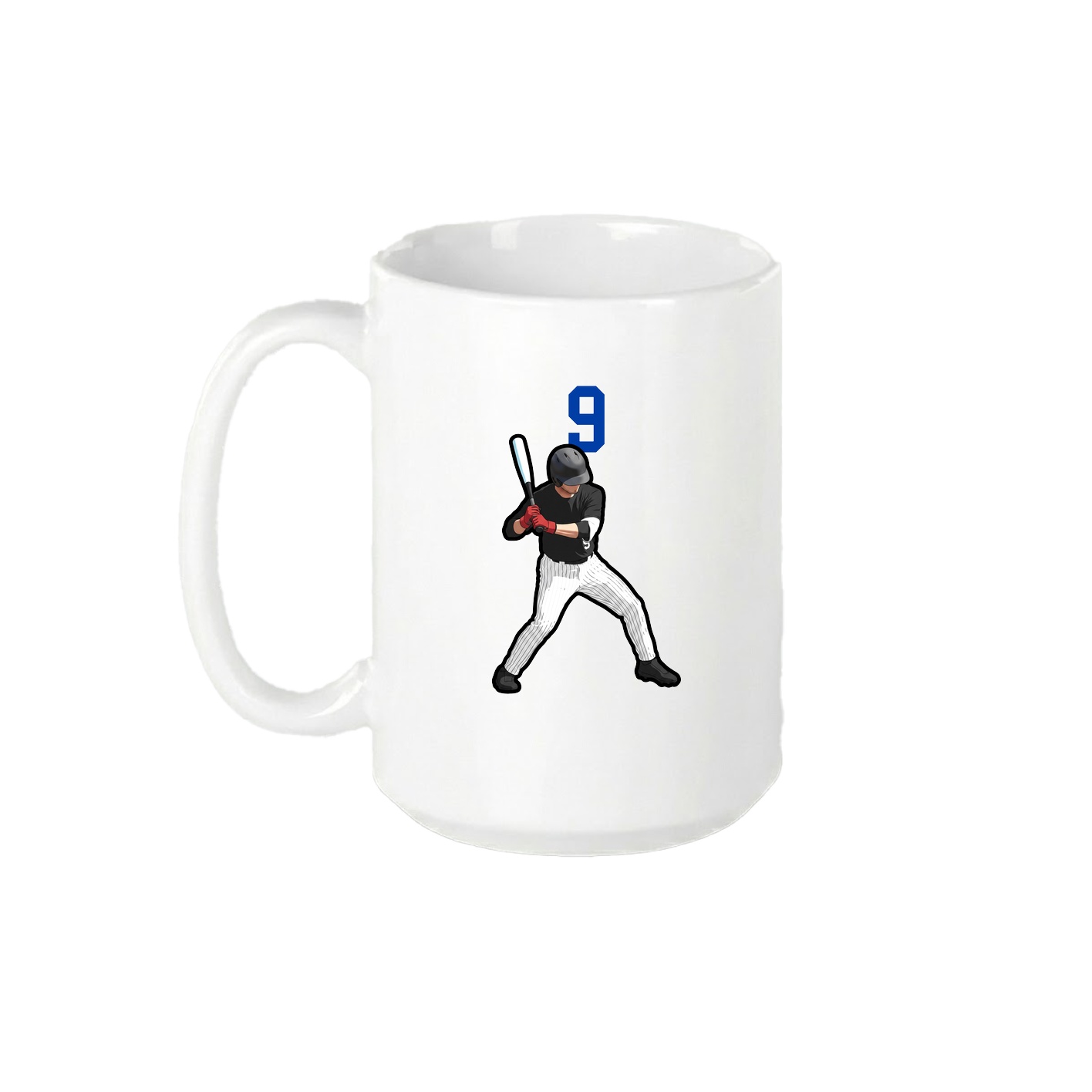 15oz Coffee Mug — Number Top in White