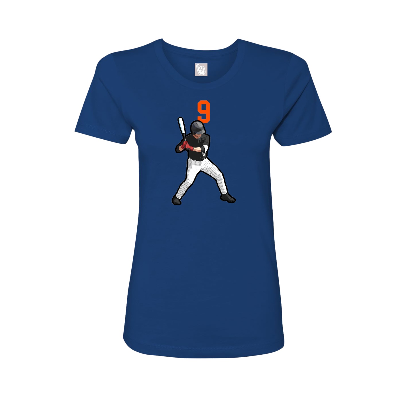 Womens Tee — Number Top in Royal