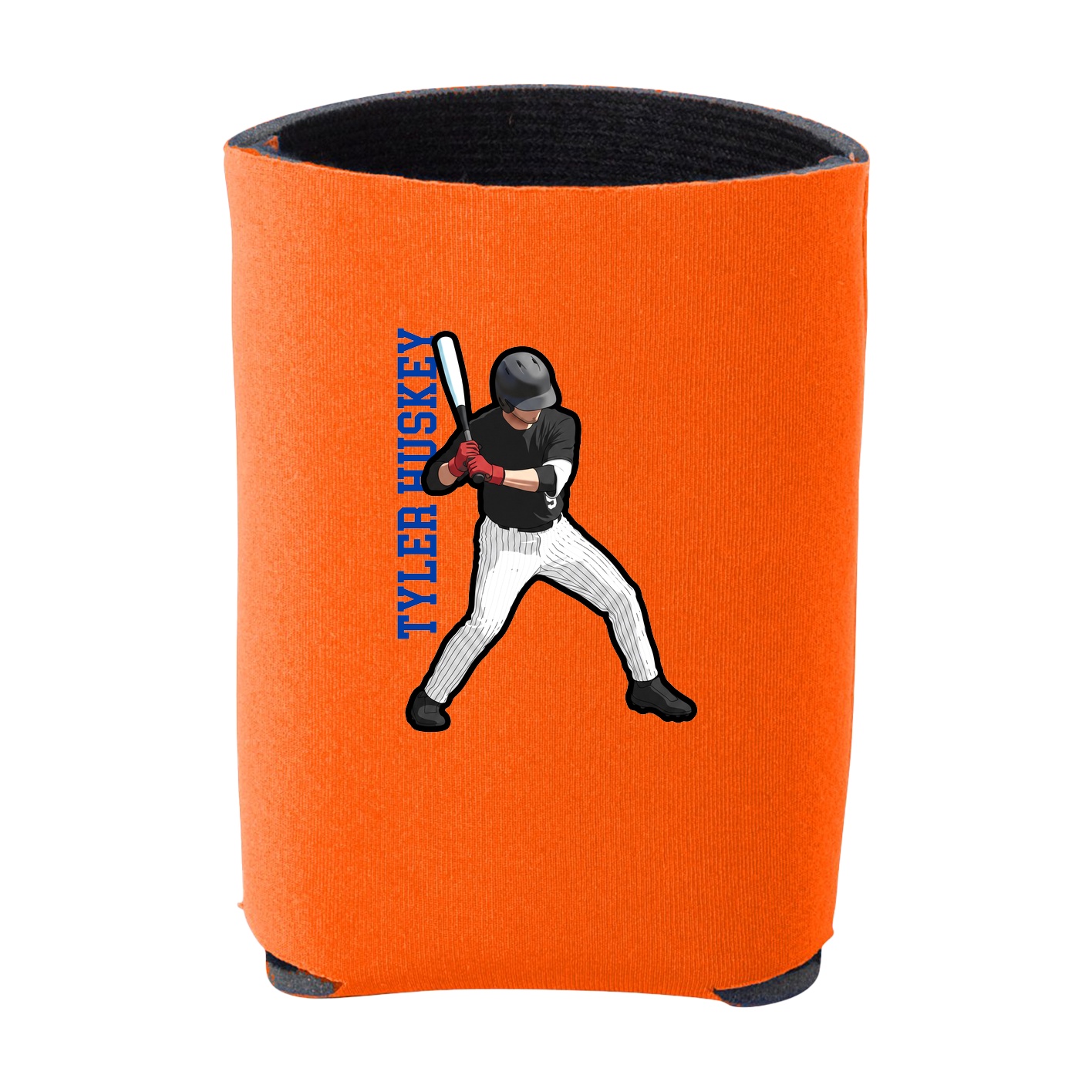 Can Holder — Name Vertical in Orange