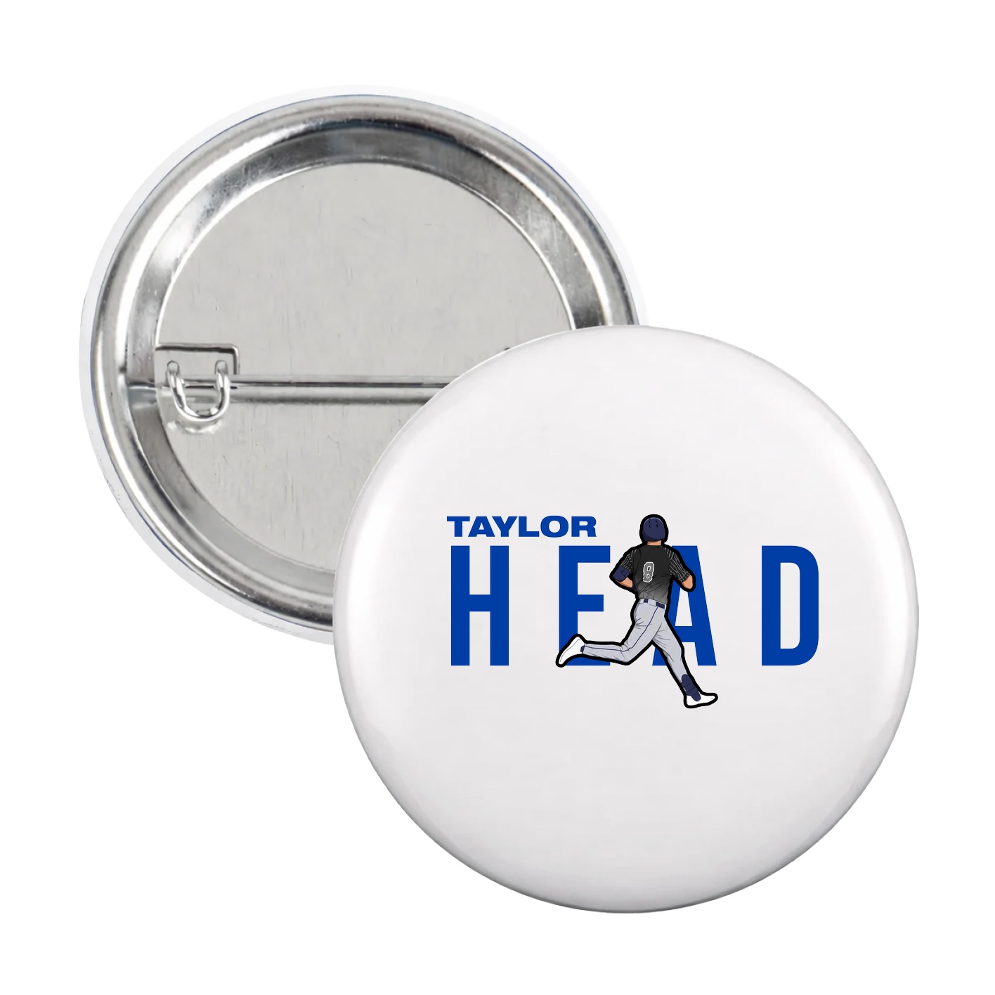 Game Day Button — Player Name in White