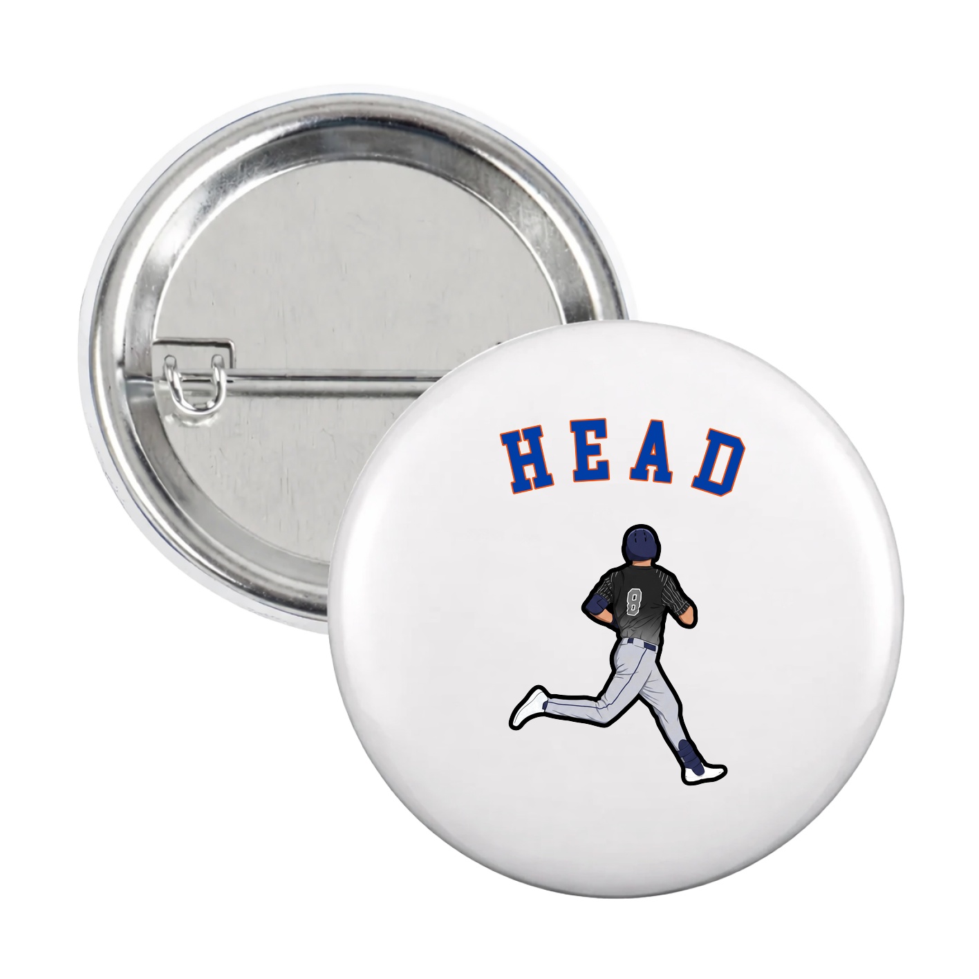 Game Day Button — Shirsey Arch in White