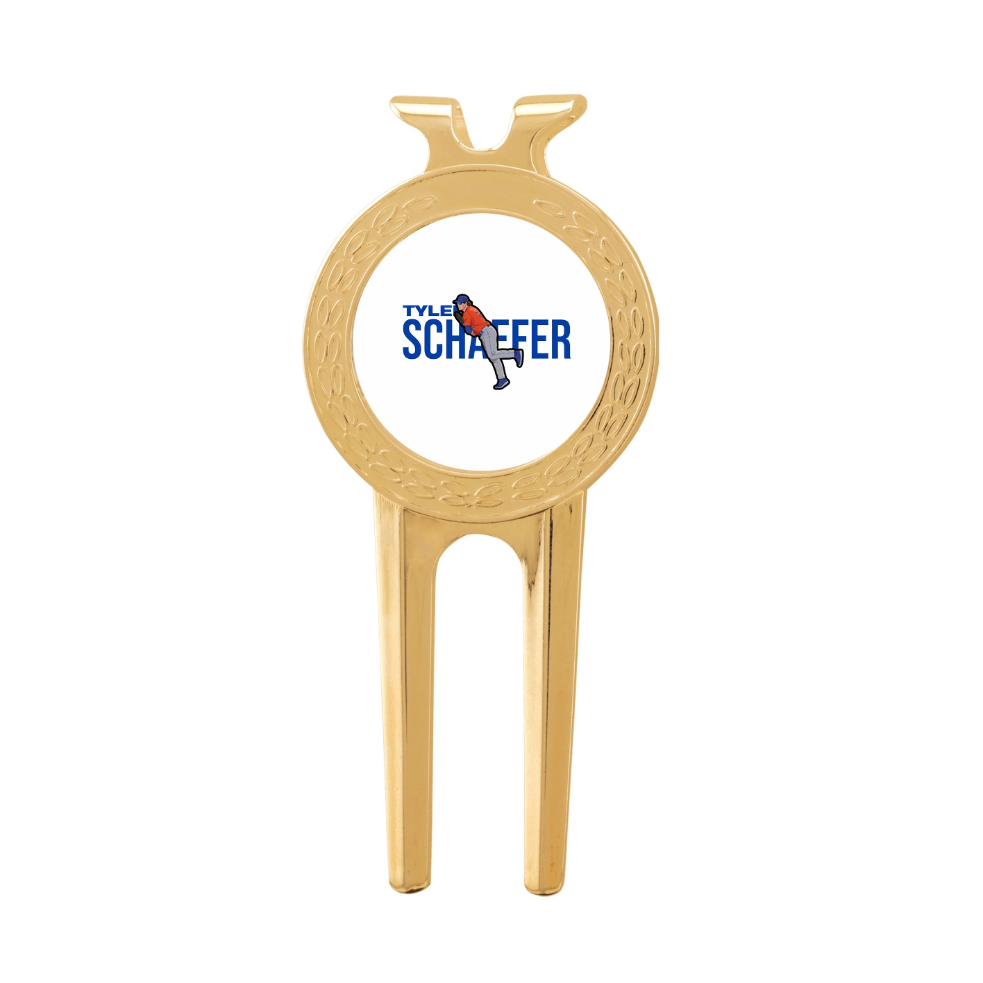 Divot Tool with Ball Marker — Player Name in Classic