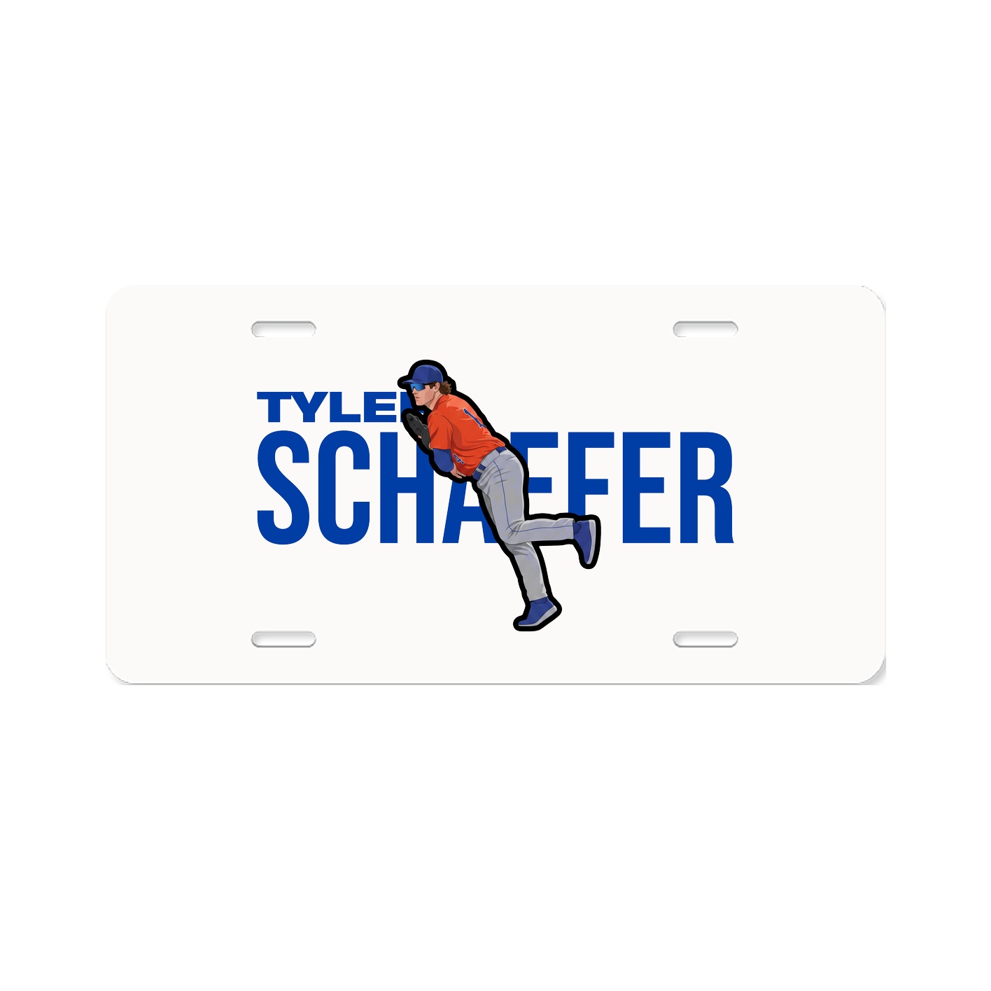 License Plate — Player Name in Classic