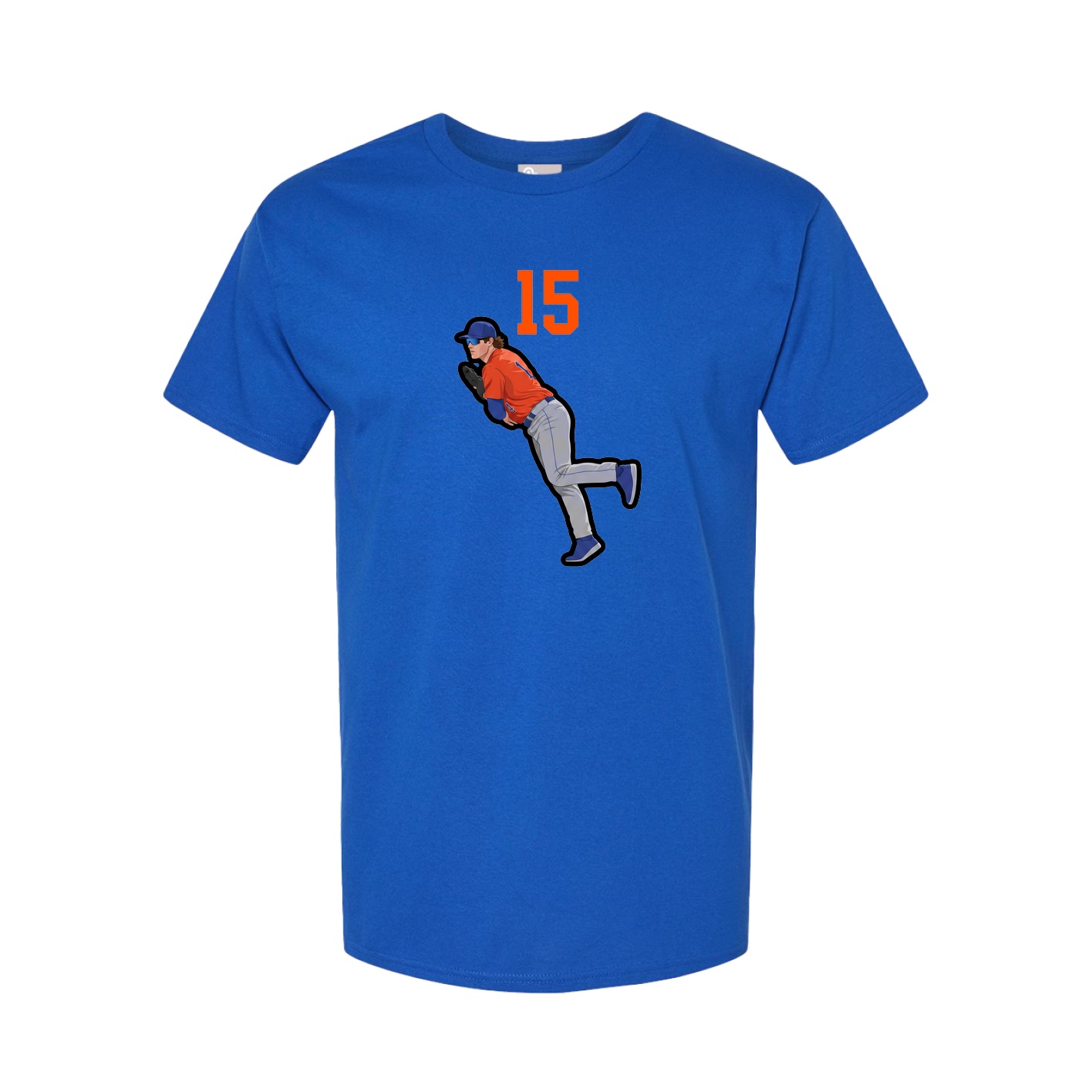 Youth Tee — Number Top in Royal