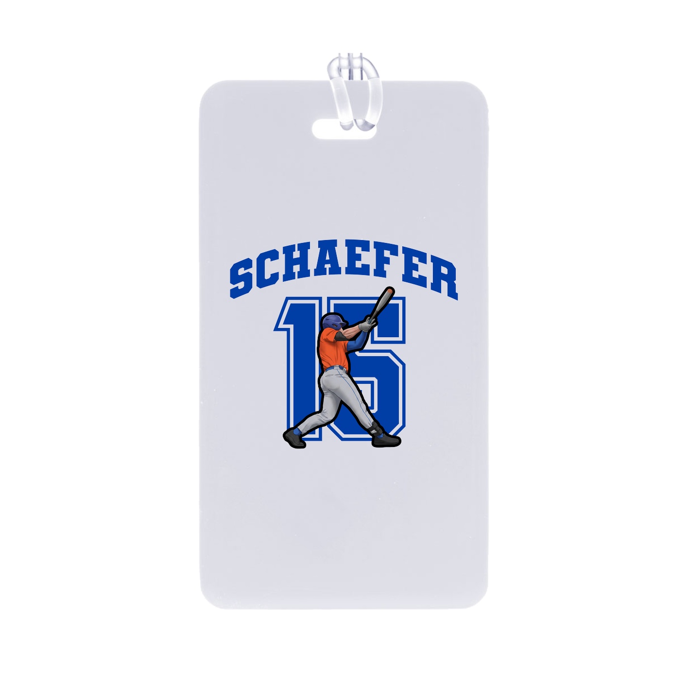 Bag Tag — Number in Classic
