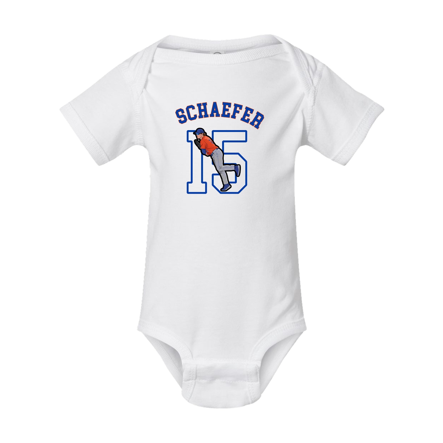 Baby Onesie — Shirsey Arch in White