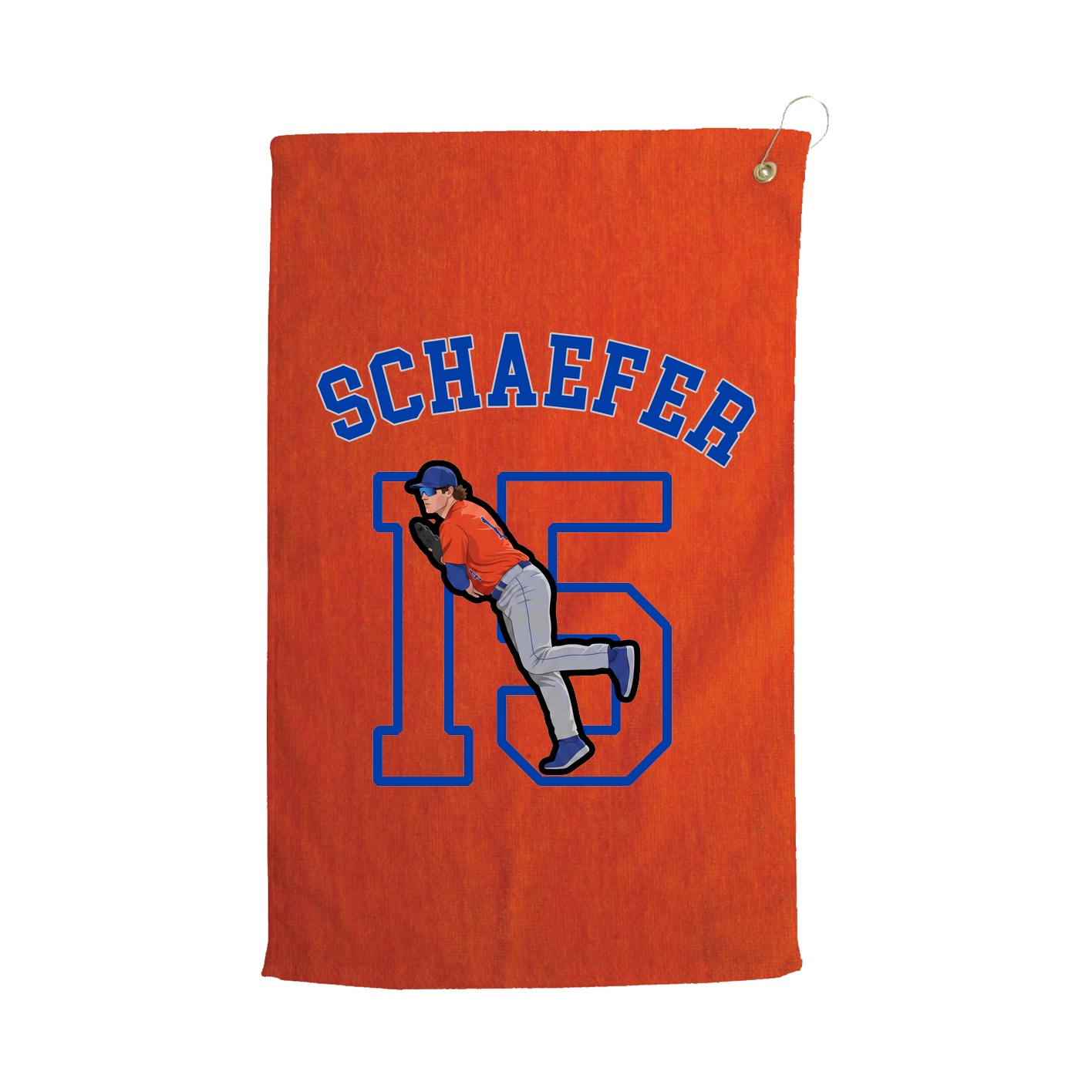 Golf Towel — Shirsey Arch in Orange
