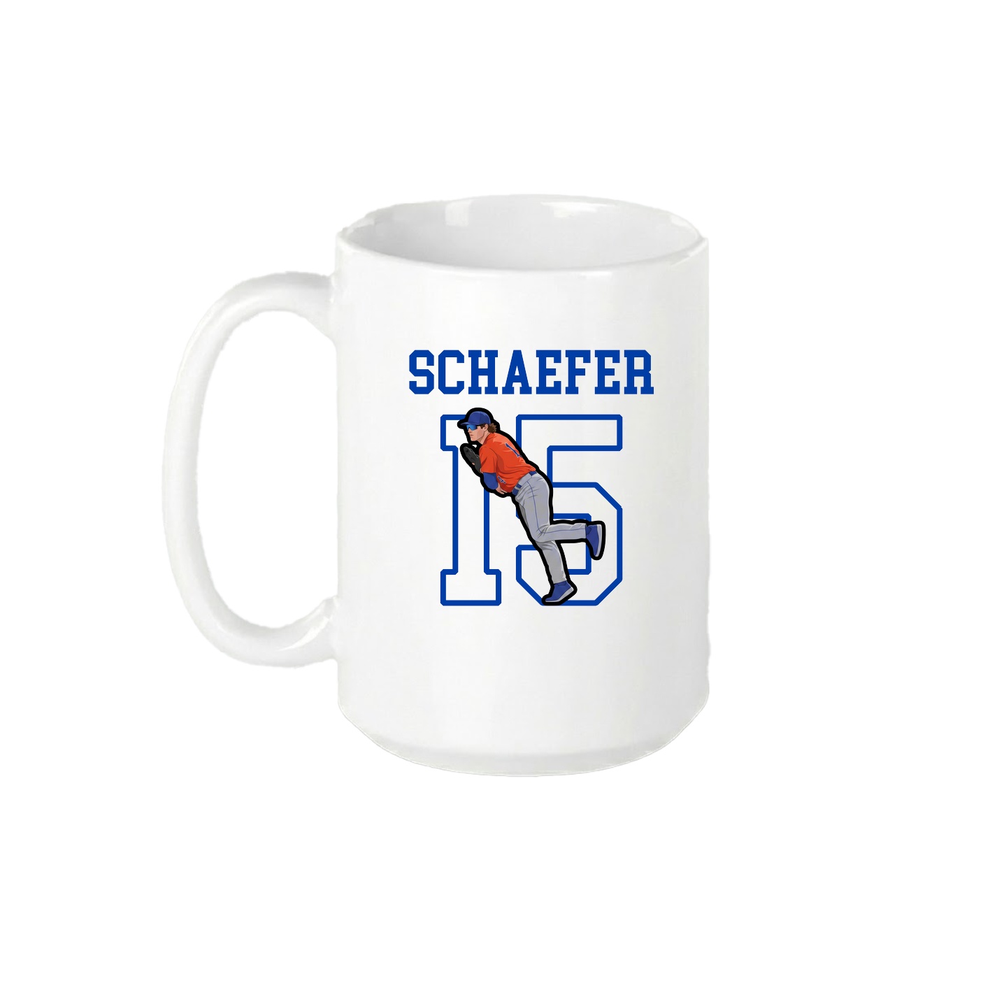 15oz Coffee Mug — Shirsey in White