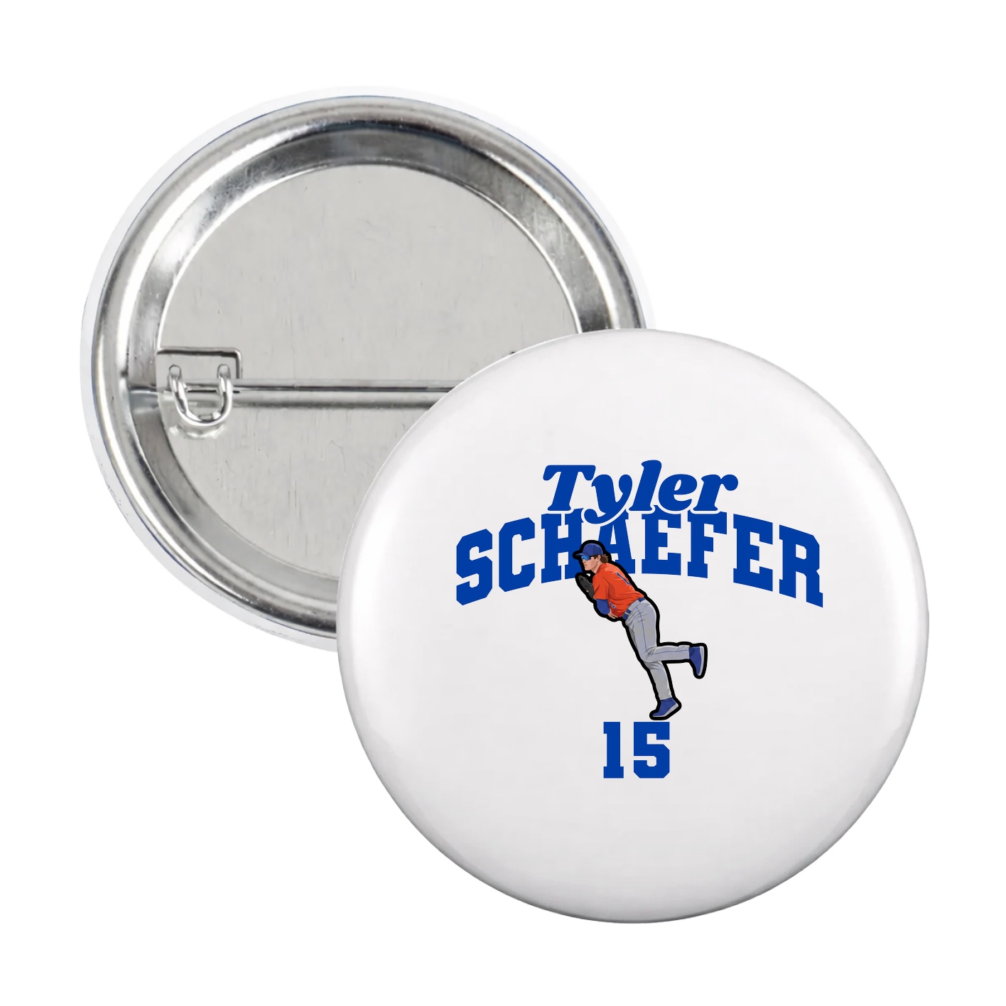 Game Day Button — Signature Arch in White