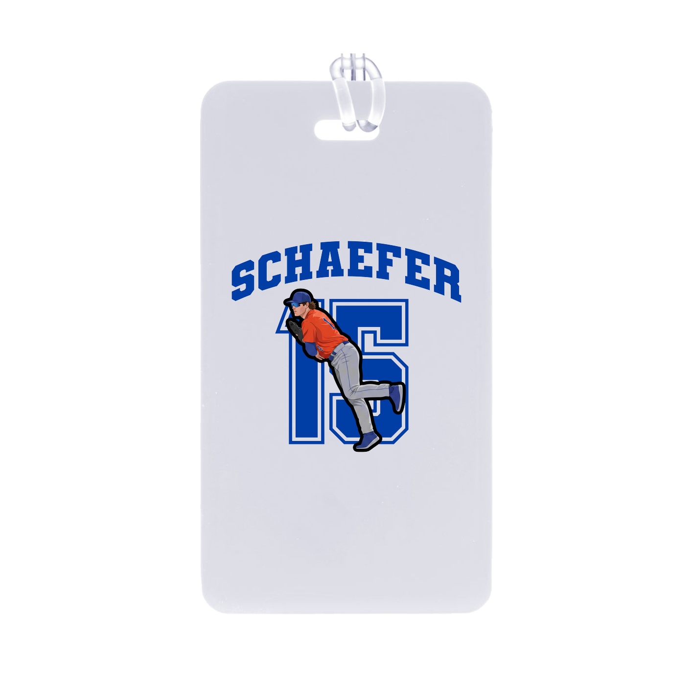 Bag Tag — Number in Classic