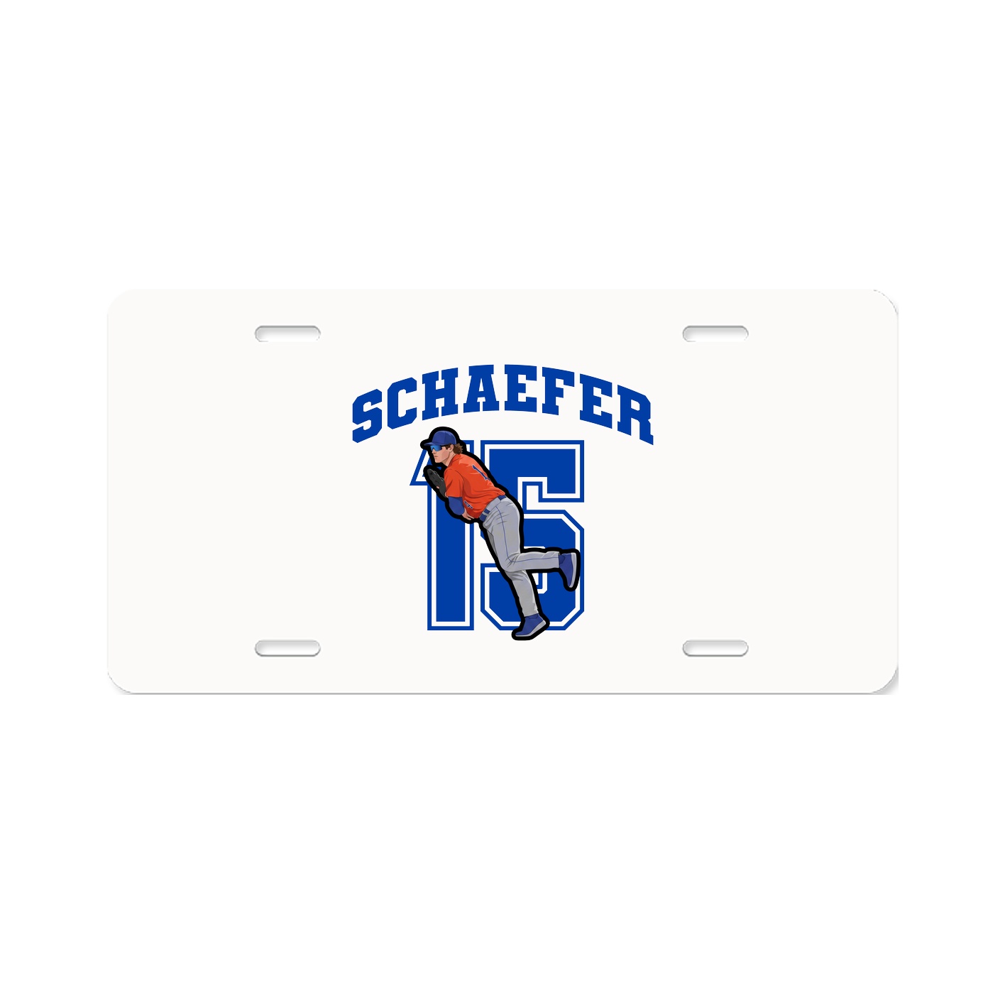 License Plate — Number in Classic