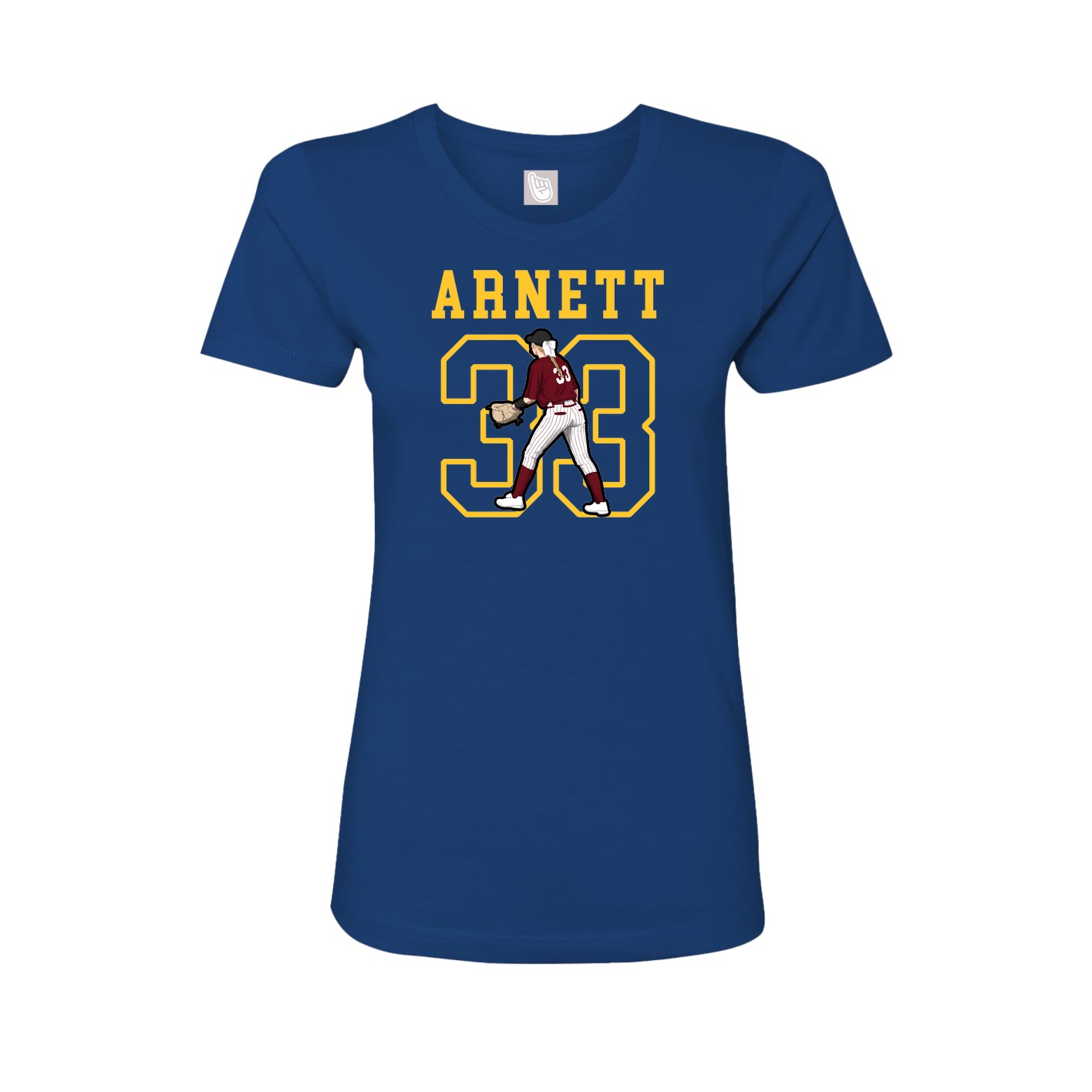 Fitted Women's Tee — Shirsey in Royal