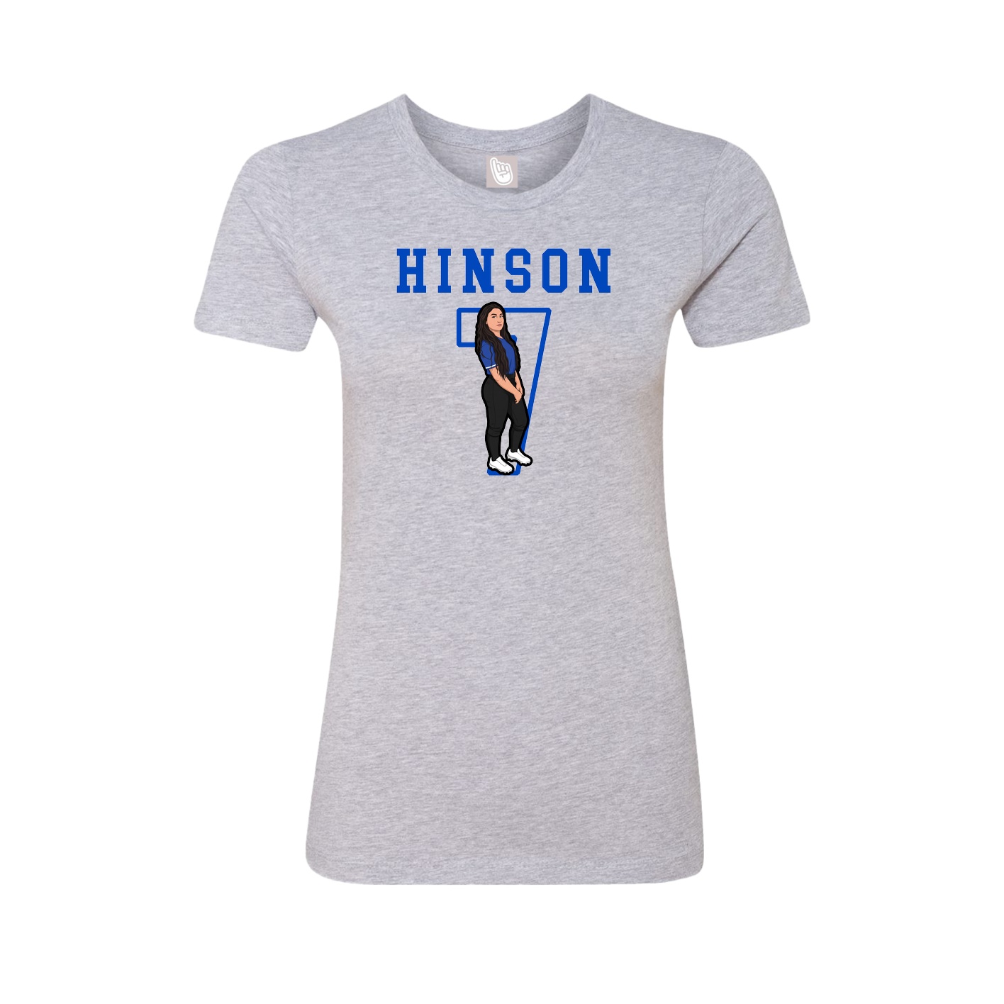 Fitted Women's Tee — Shirsey in Grey