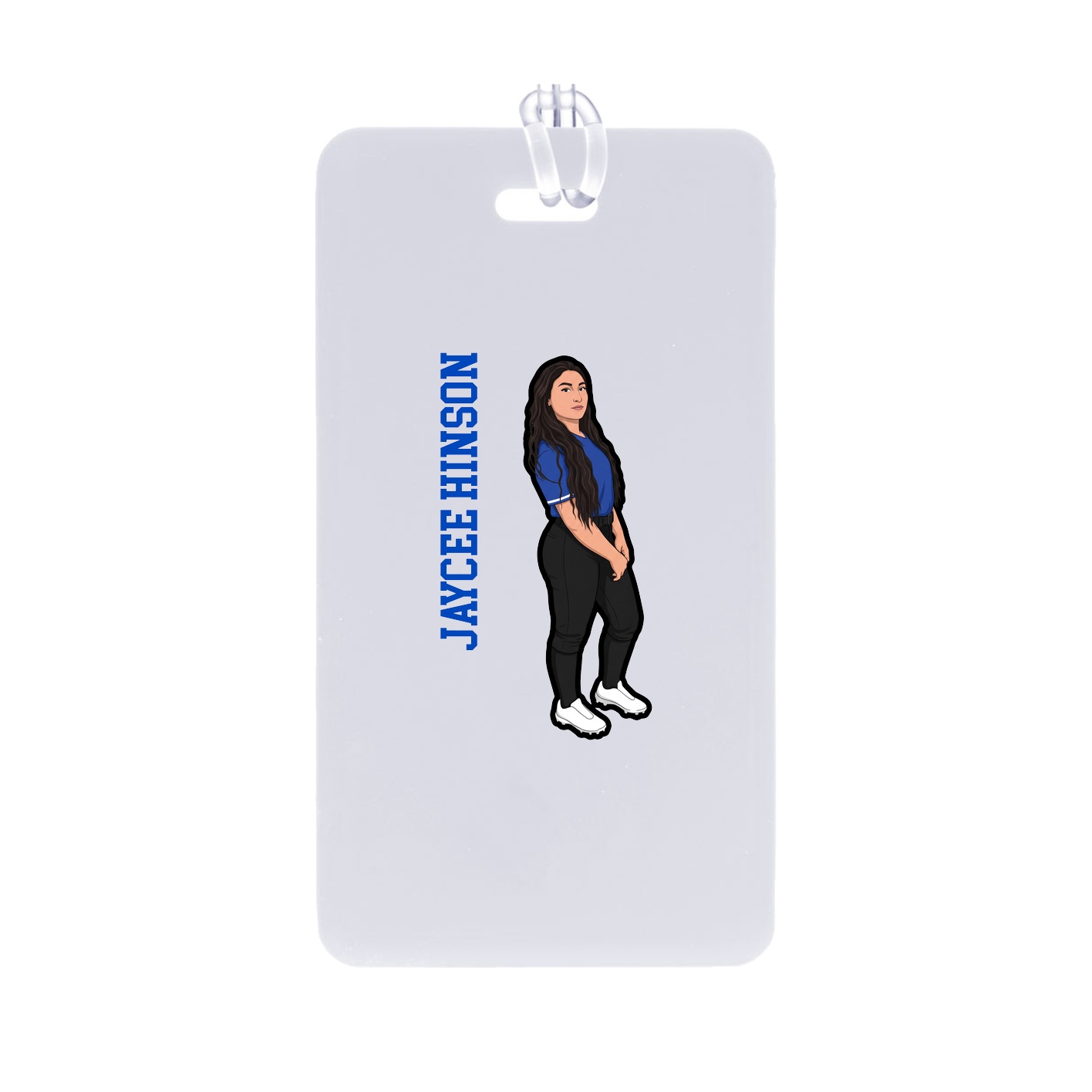 Bag Tag — Name Vertical in Classic