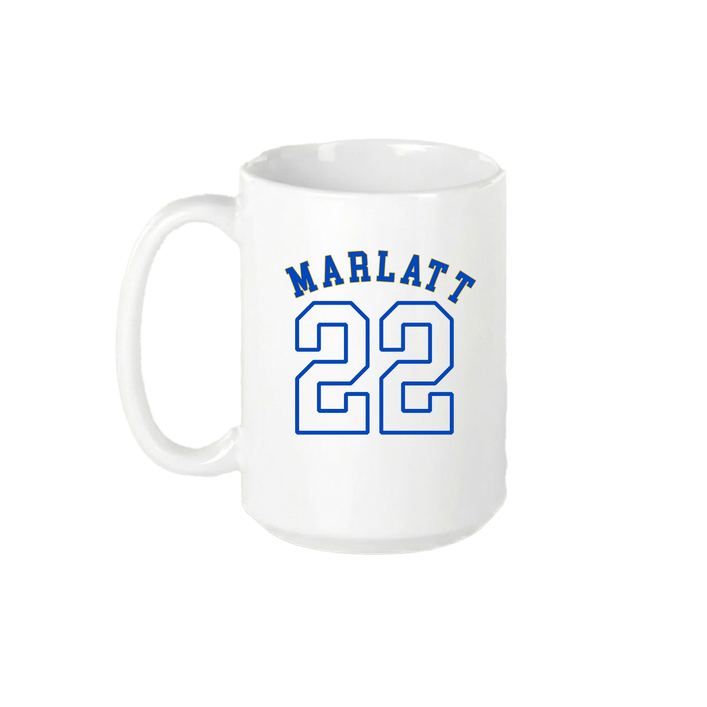 15oz Coffee Mug — Shirsey Arch in White