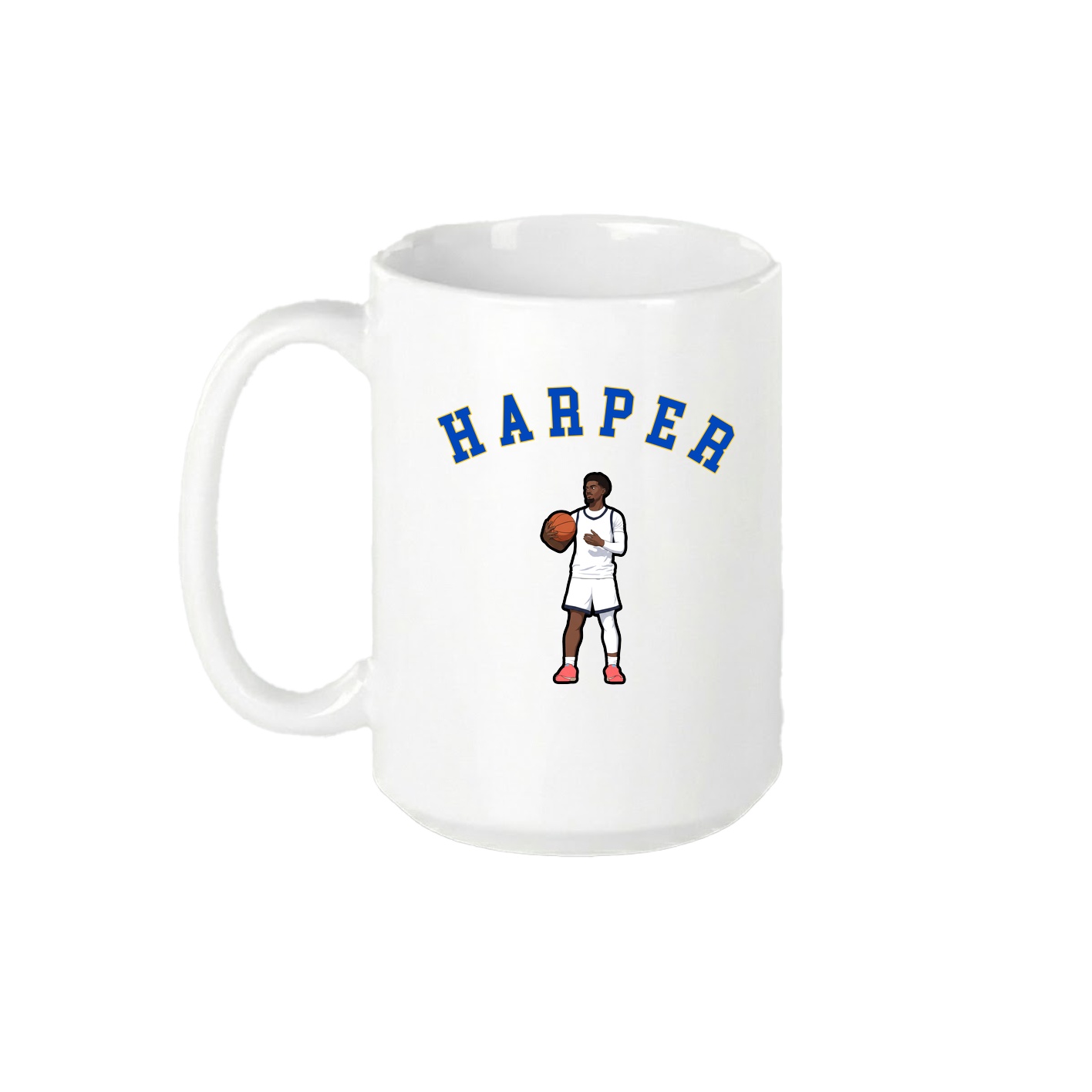 15oz Coffee Mug — Shirsey Arch in White