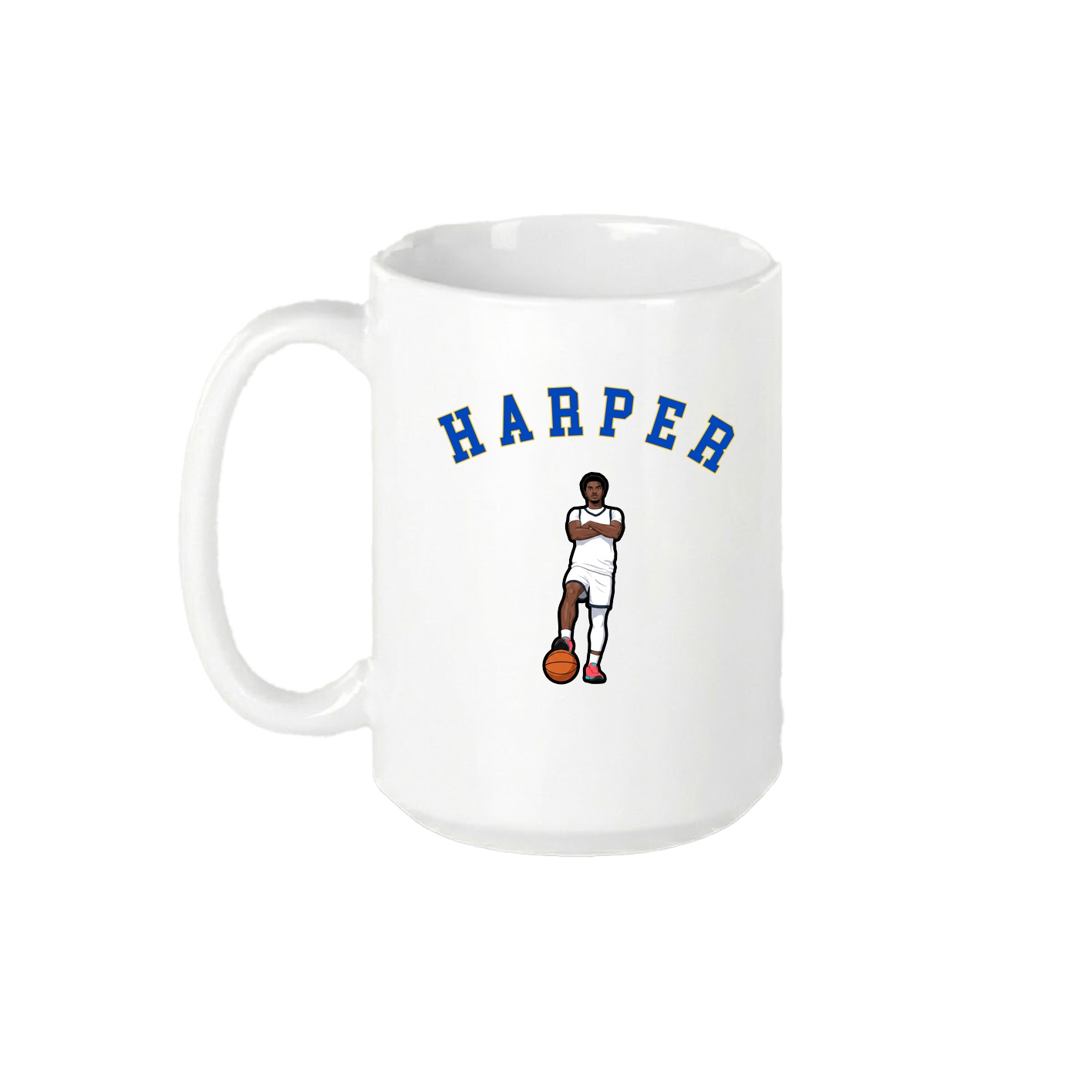 15oz Coffee Mug — Shirsey Arch in White