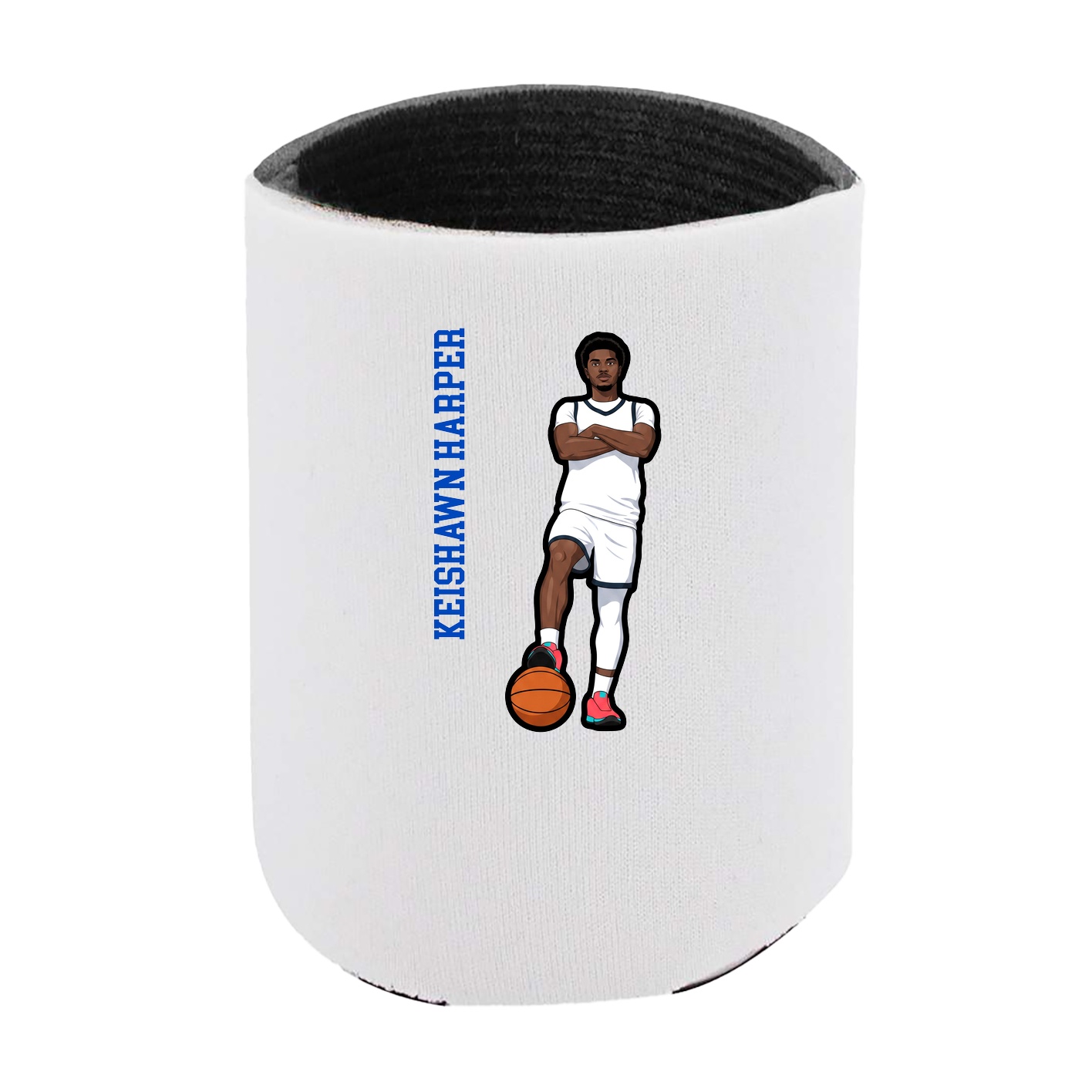 Can Holder — Name Vertical in White