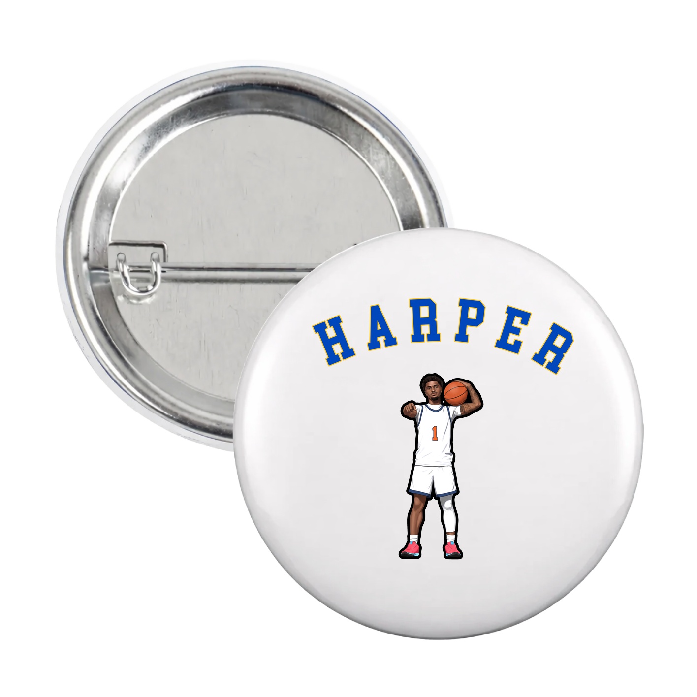Game Day Button — Shirsey Arch in White