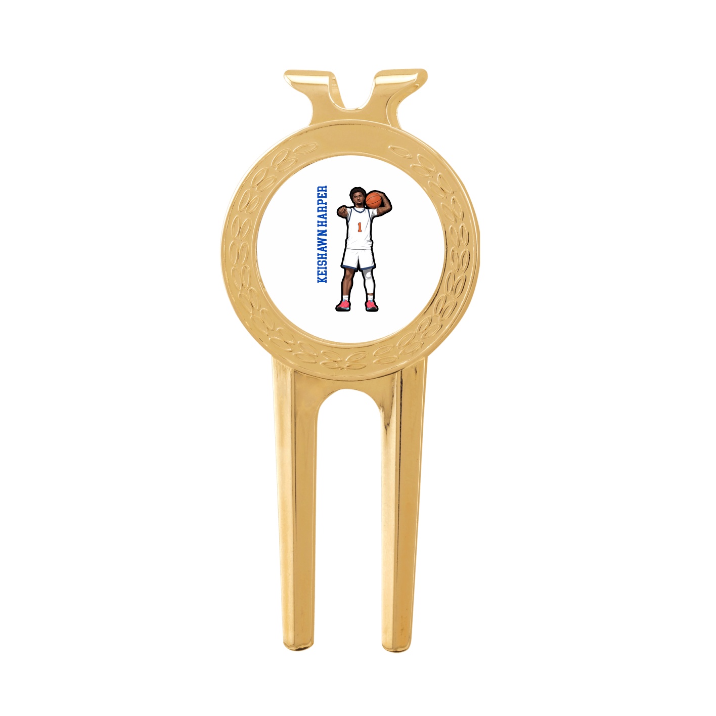 Divot Tool with Ball Marker — Name Vertical in Classic